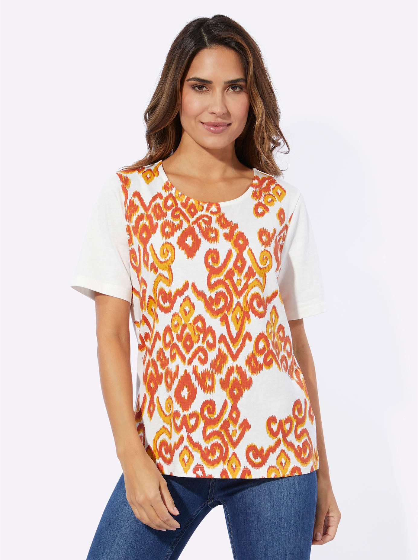 Classic Basics Shirt met print Shirt met korte mouwen (1-delig)