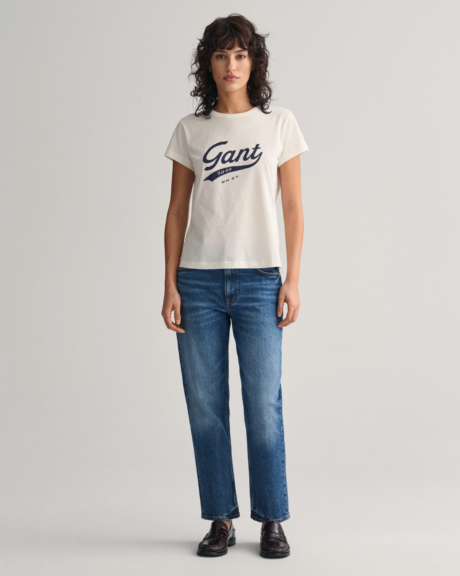 Gant Straight jeans STRAIGHT CROPPED JEANS