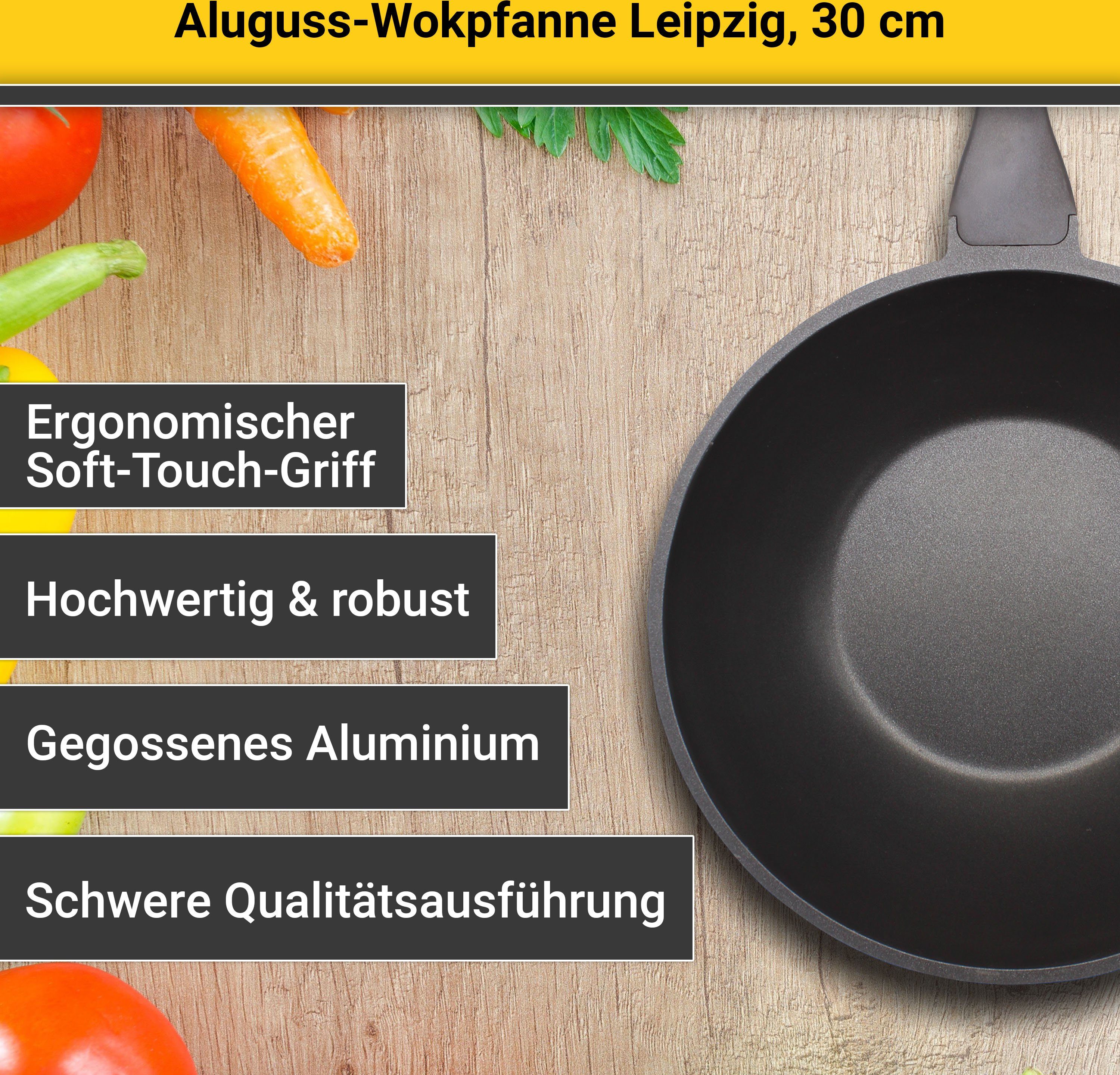 Krüger Wok Alugiet wokpan LEIPZIG, 30 cm (1-delig)