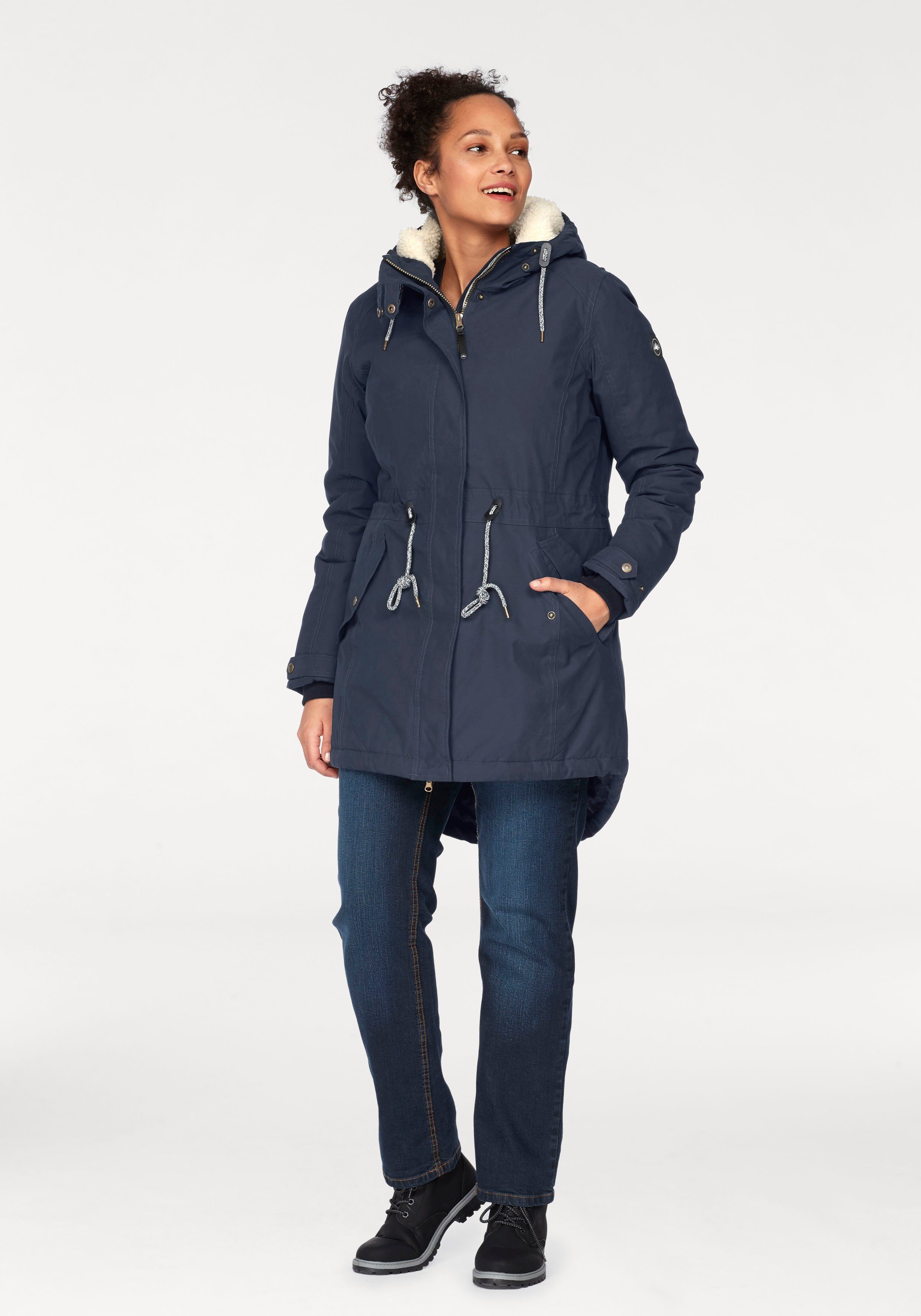 Polarino Functionele parka Bovenmateriaal water-/winddicht & ademend, gelaste naden