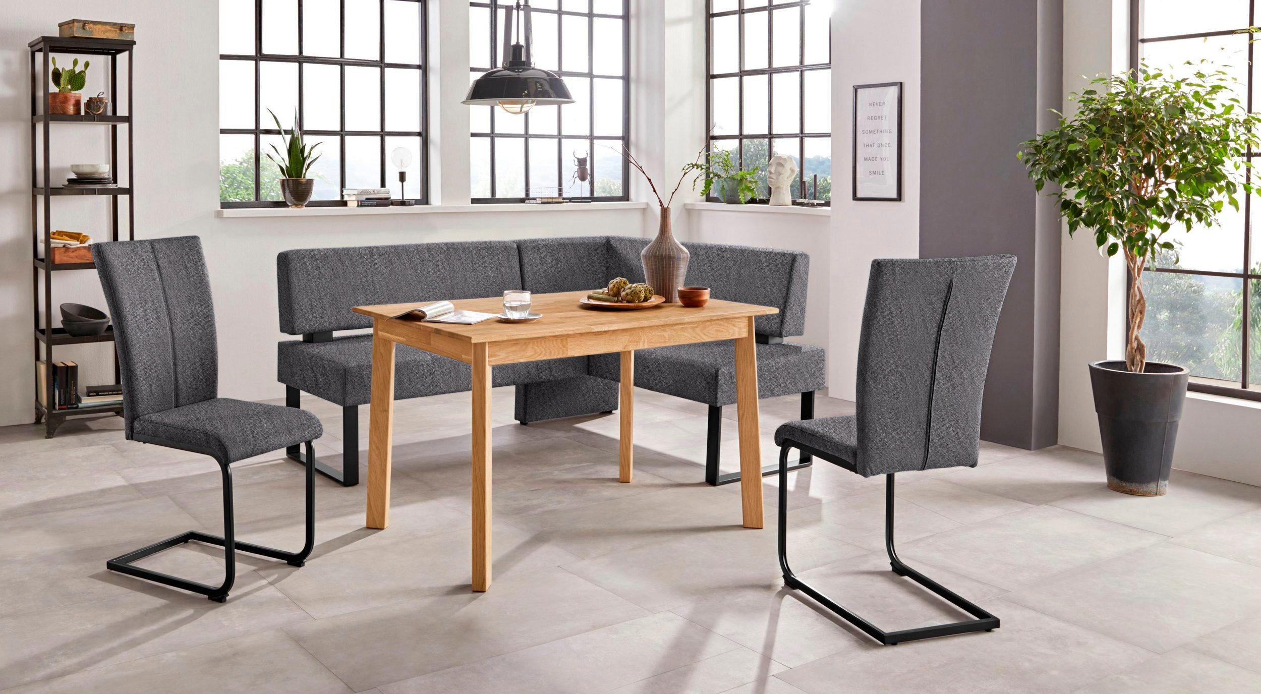 Home affaire Vrijdragende stoel Oliver Stoel belastbaar tot 120 kg (set, 2 stuks)