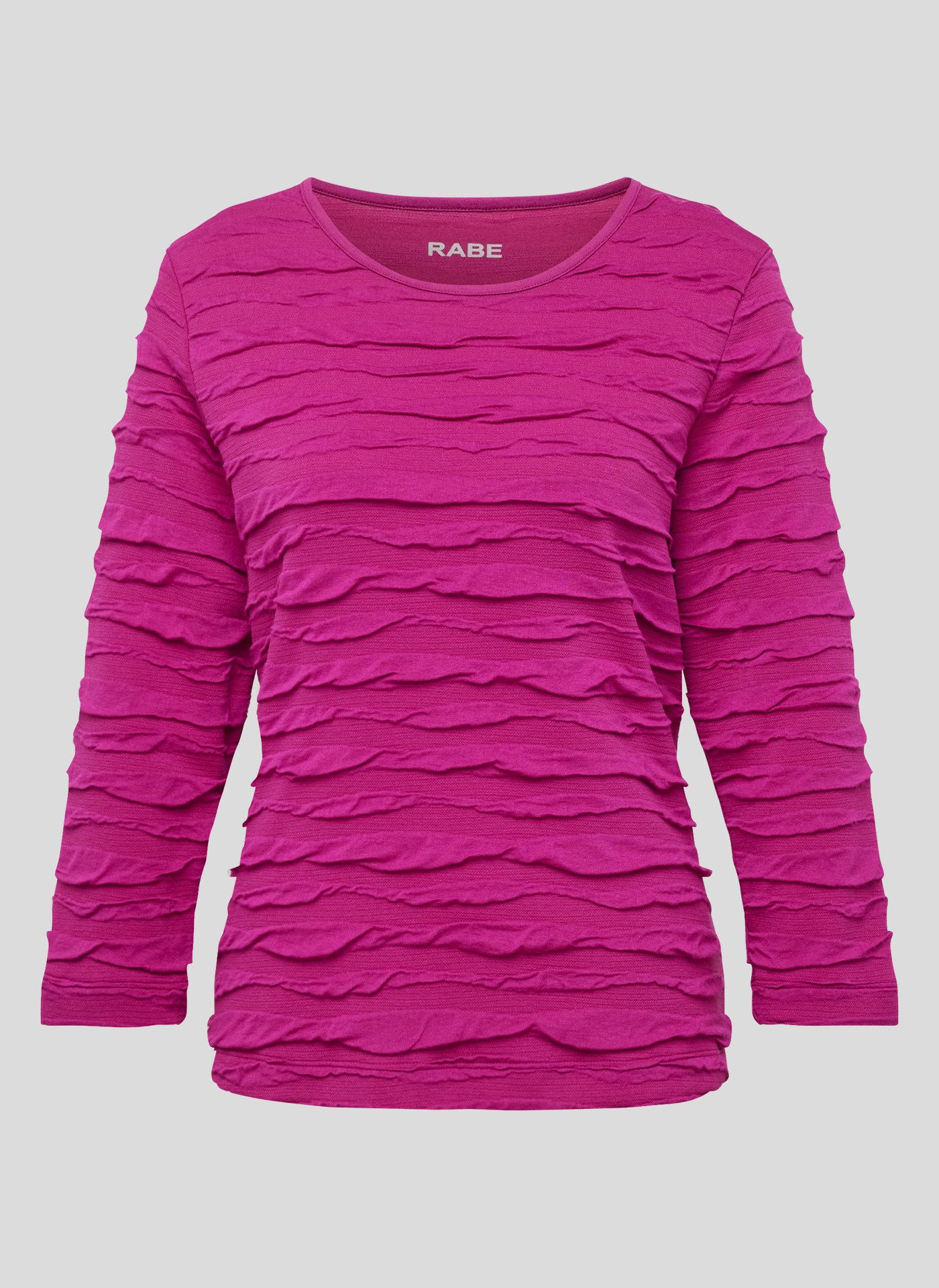 Rabe Shirt met 3/4 mouwen met golfstructuur