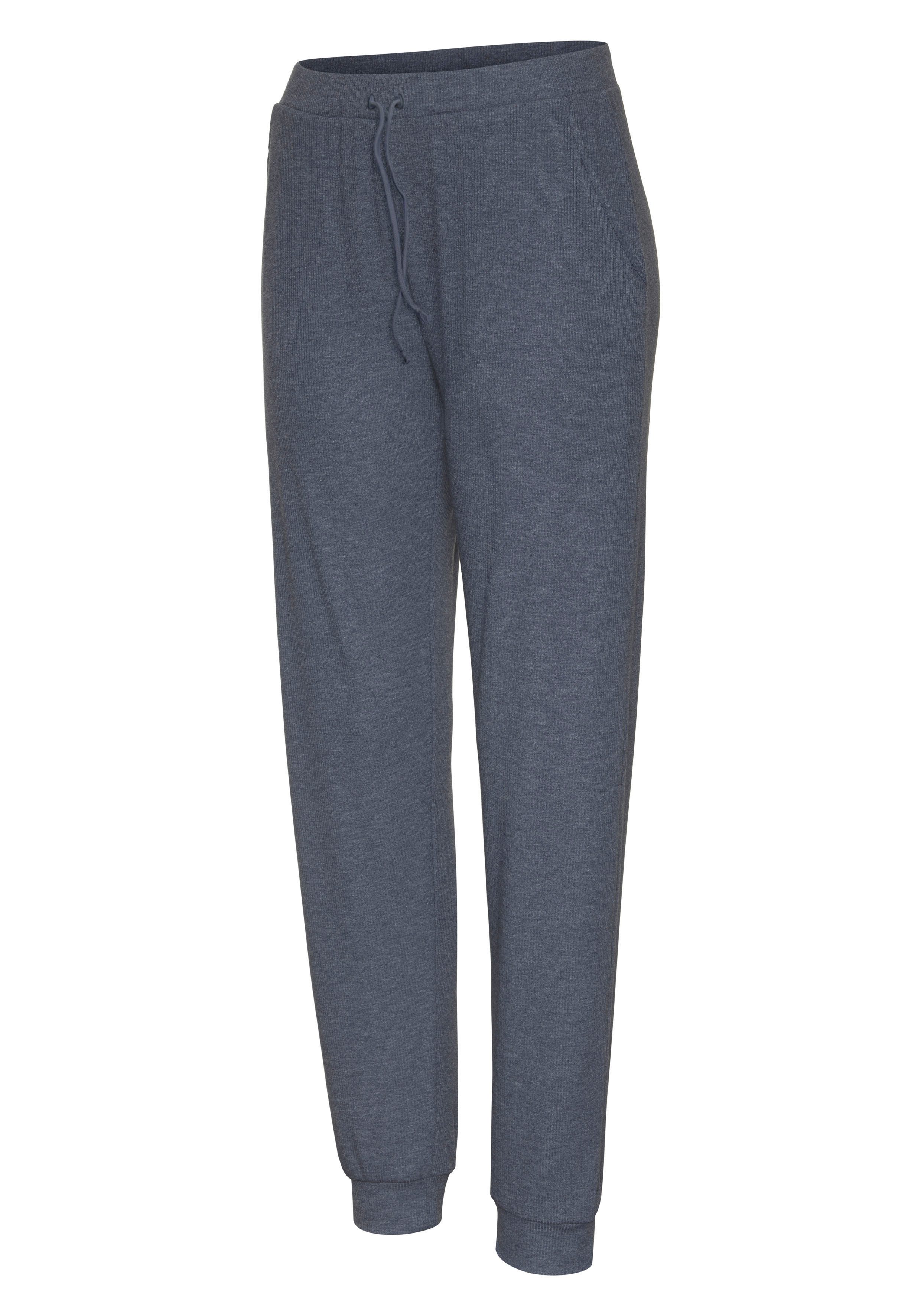 Vivance Dreams Pyjamabroek in zachte ribkwaliteit