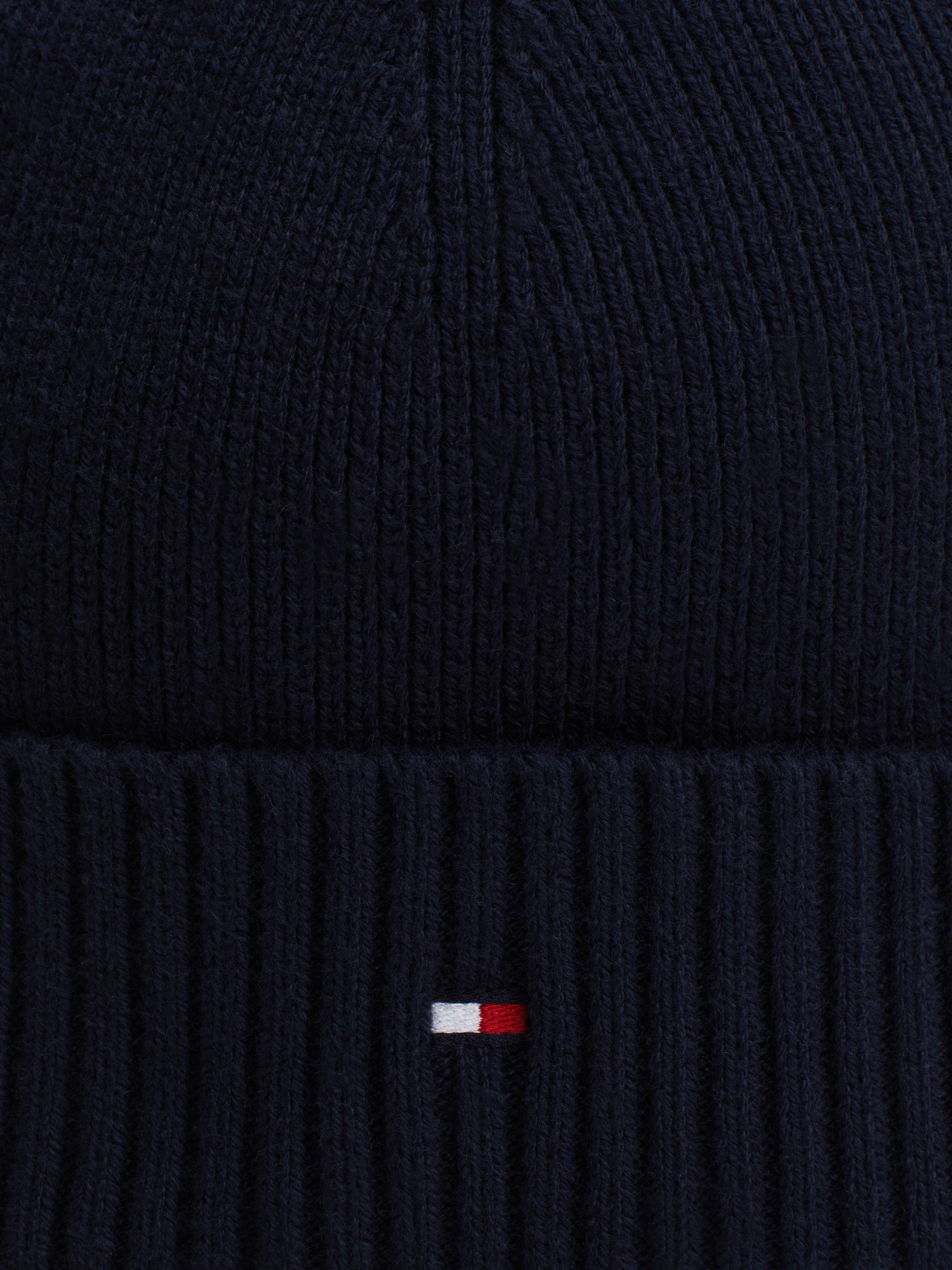 Tommy Hilfiger Gebreide muts TH FLAG PIMA COTTON BEANIE
