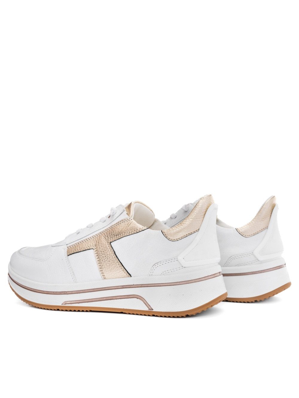 Ara Slip-on sneakers Sapporo , vrijetijdsschoen, veterschoen met frotté voering, h-breedte