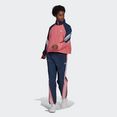 adidas performance trainingspak adidas sportswear game-time woven (set, 2-delig) roze