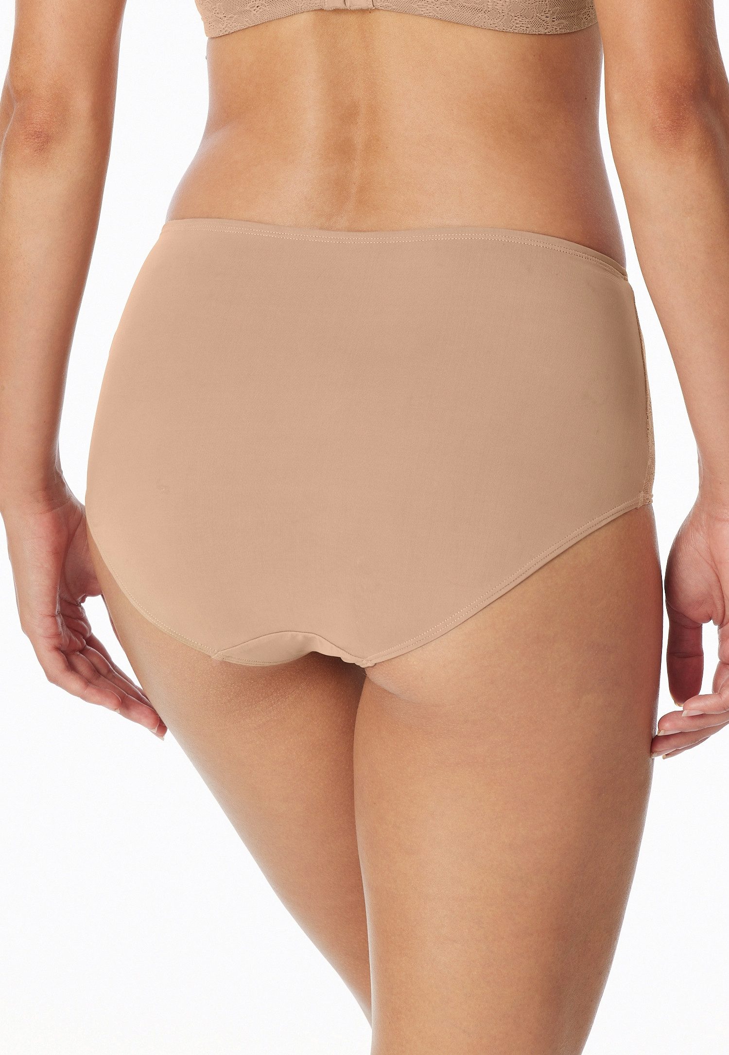 Schiesser Midislip Air met transparante kanten inzetten