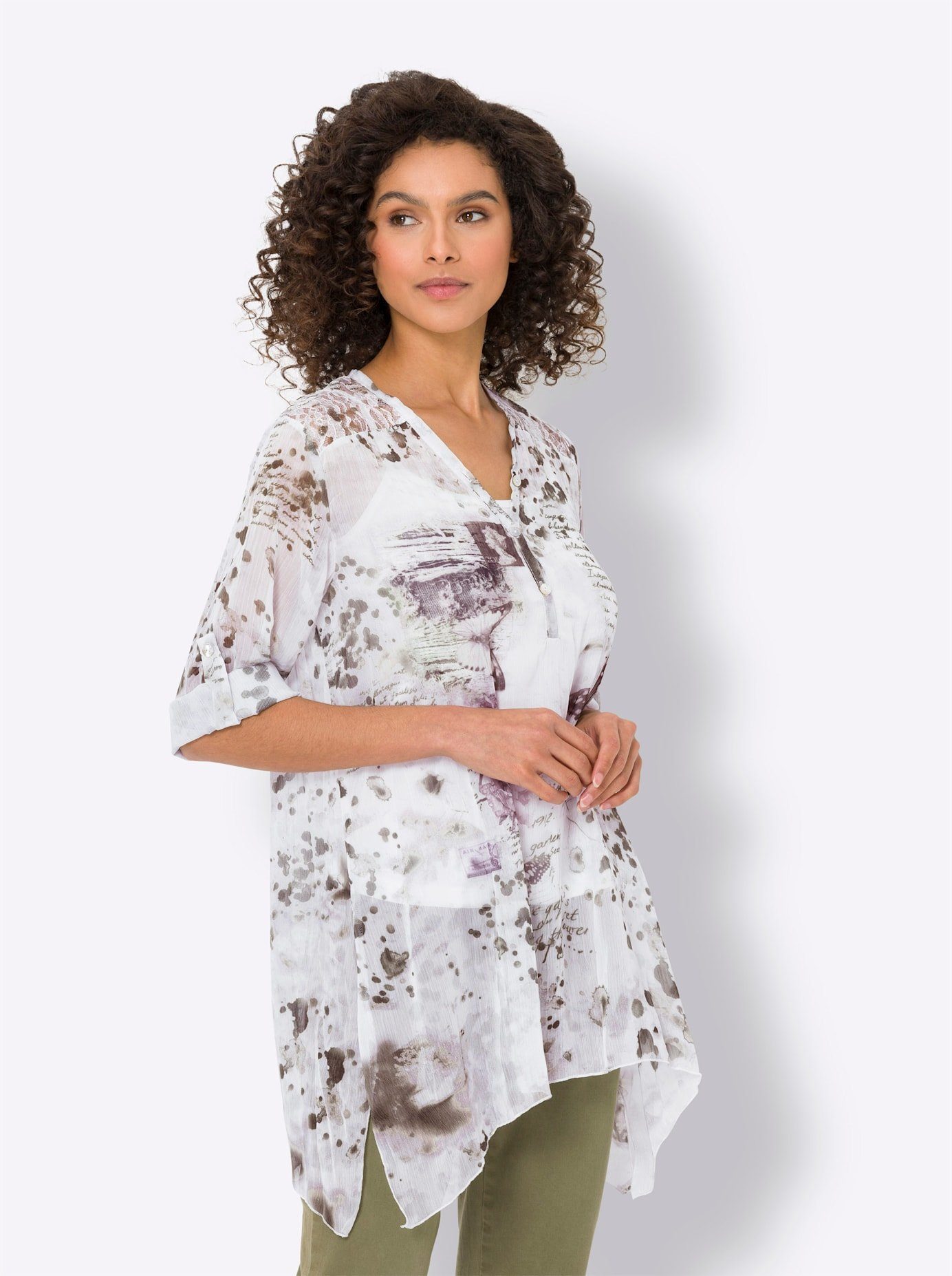 heine Gedessineerde blouse