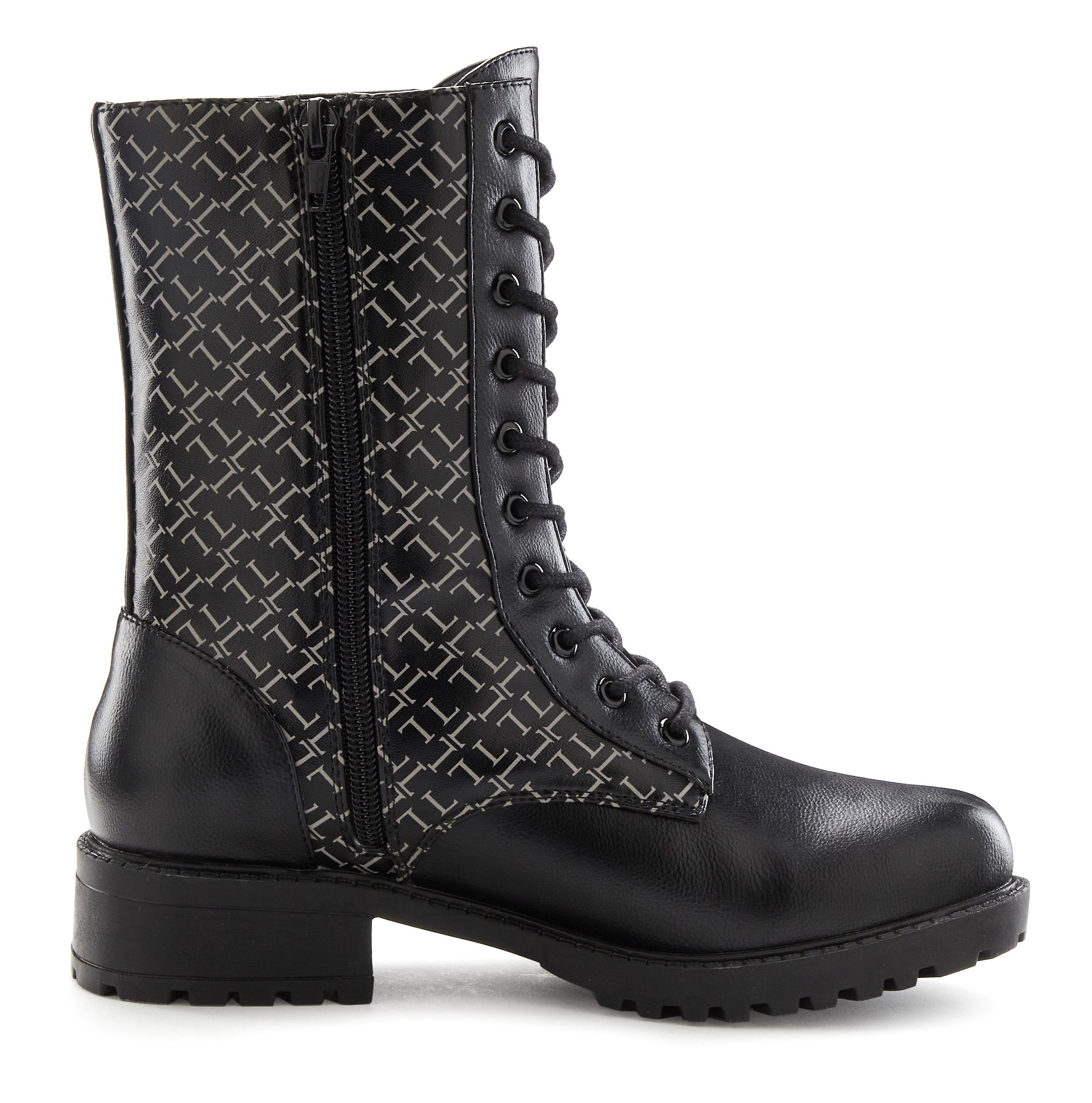 Lascana Laarsjes met modieuze print, laarzen, boots vegan