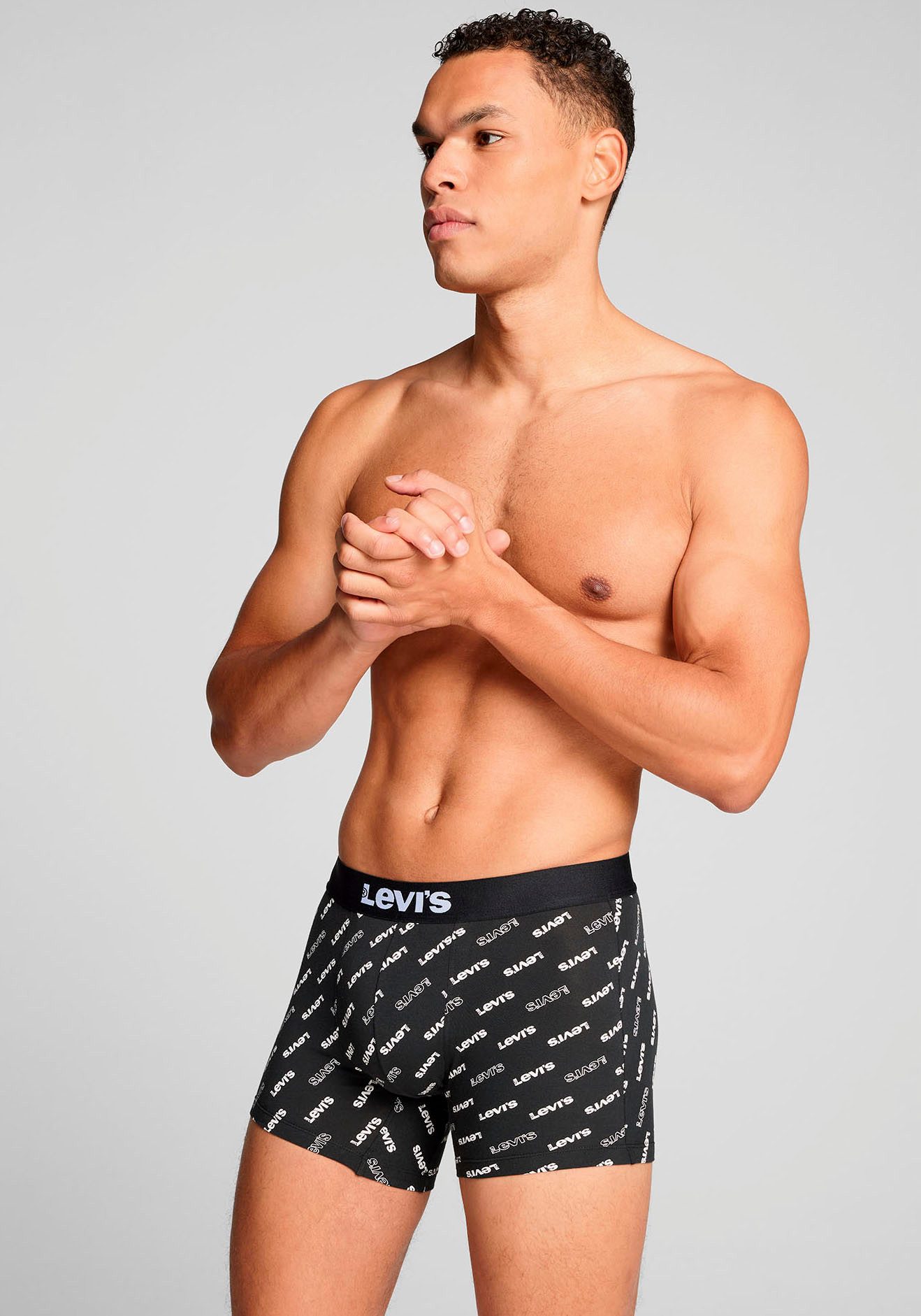 Levi's® Boxershort LEVIS MEN LOGO AOP BOXER BRIEF ORG CO 2P (Set van 2)