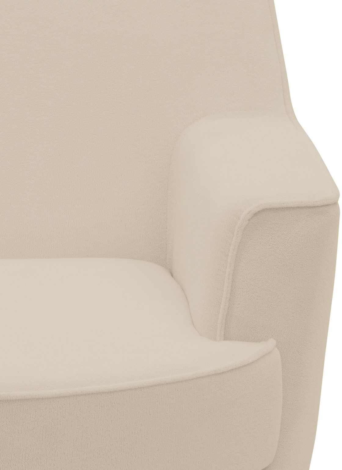 INOSIGN Draaibare fauteuil Hetty, draaistoel met kantelfunctie en poef, leesstoel, armstoel (set, 2 stuks)