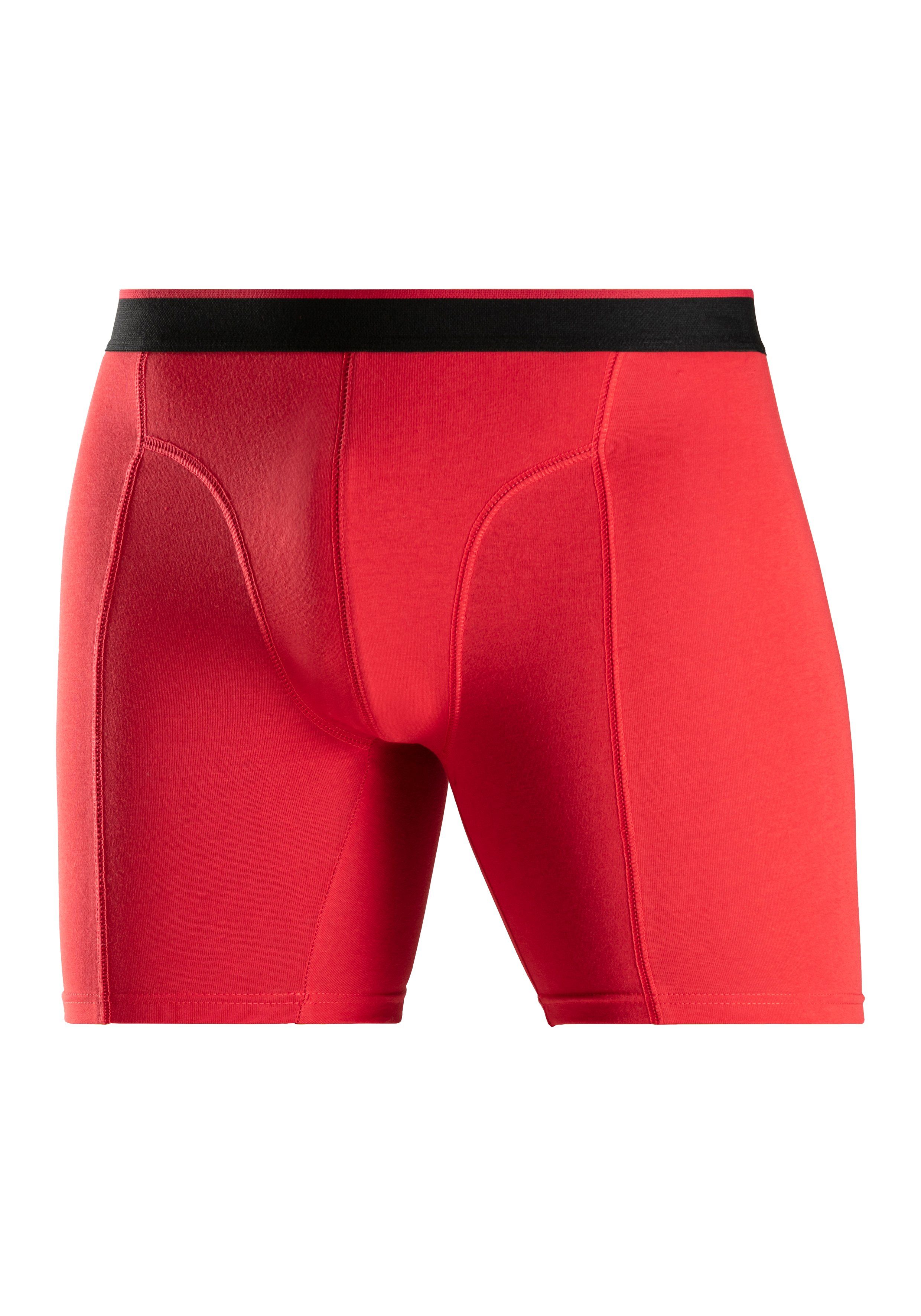AUTHENTIC LE JOGGER Lange boxershort met twee kleuren geweven band en langere pijpen (set 5 stuks)