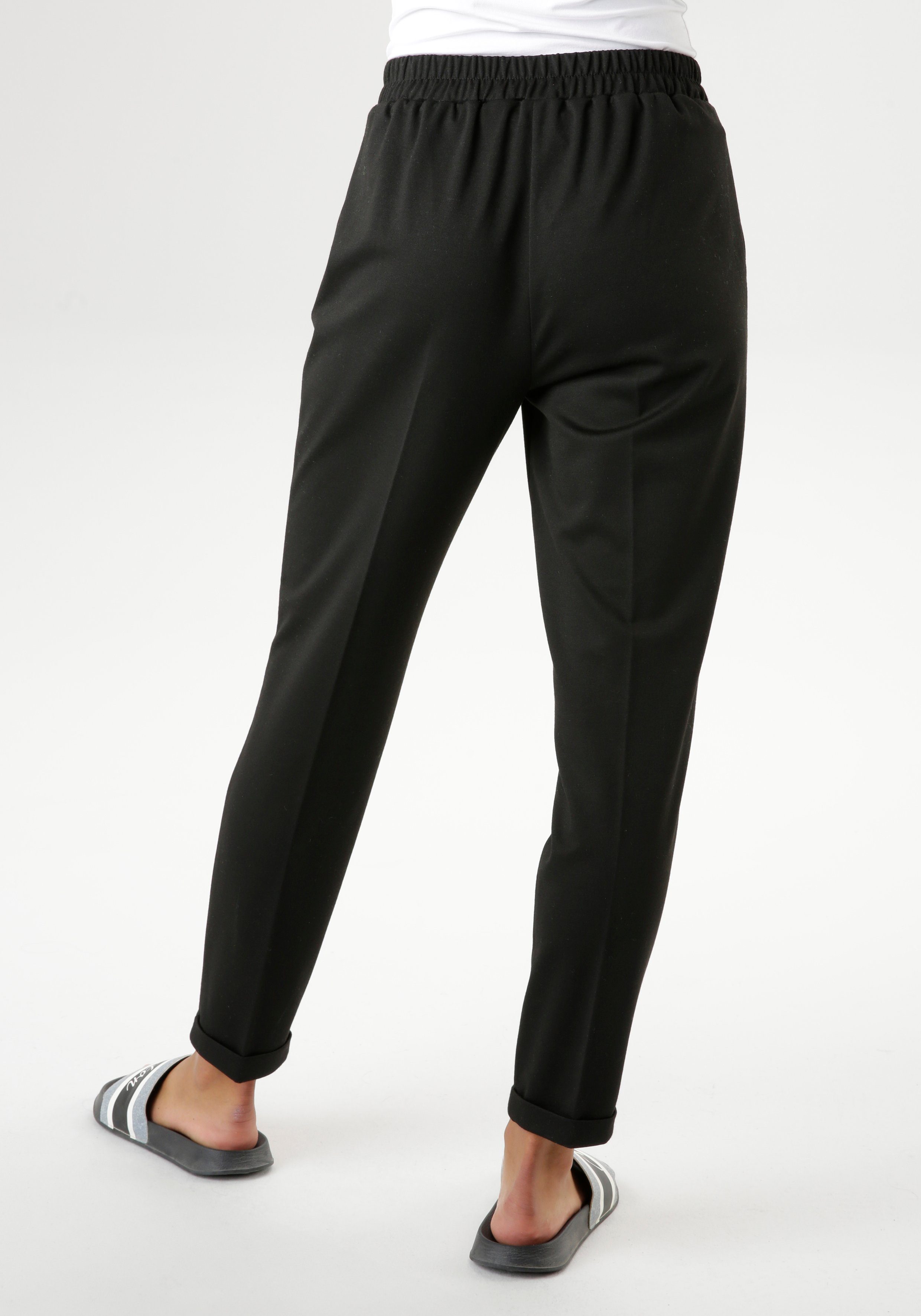 Aniston SELECTED Comfortbroek met plooien