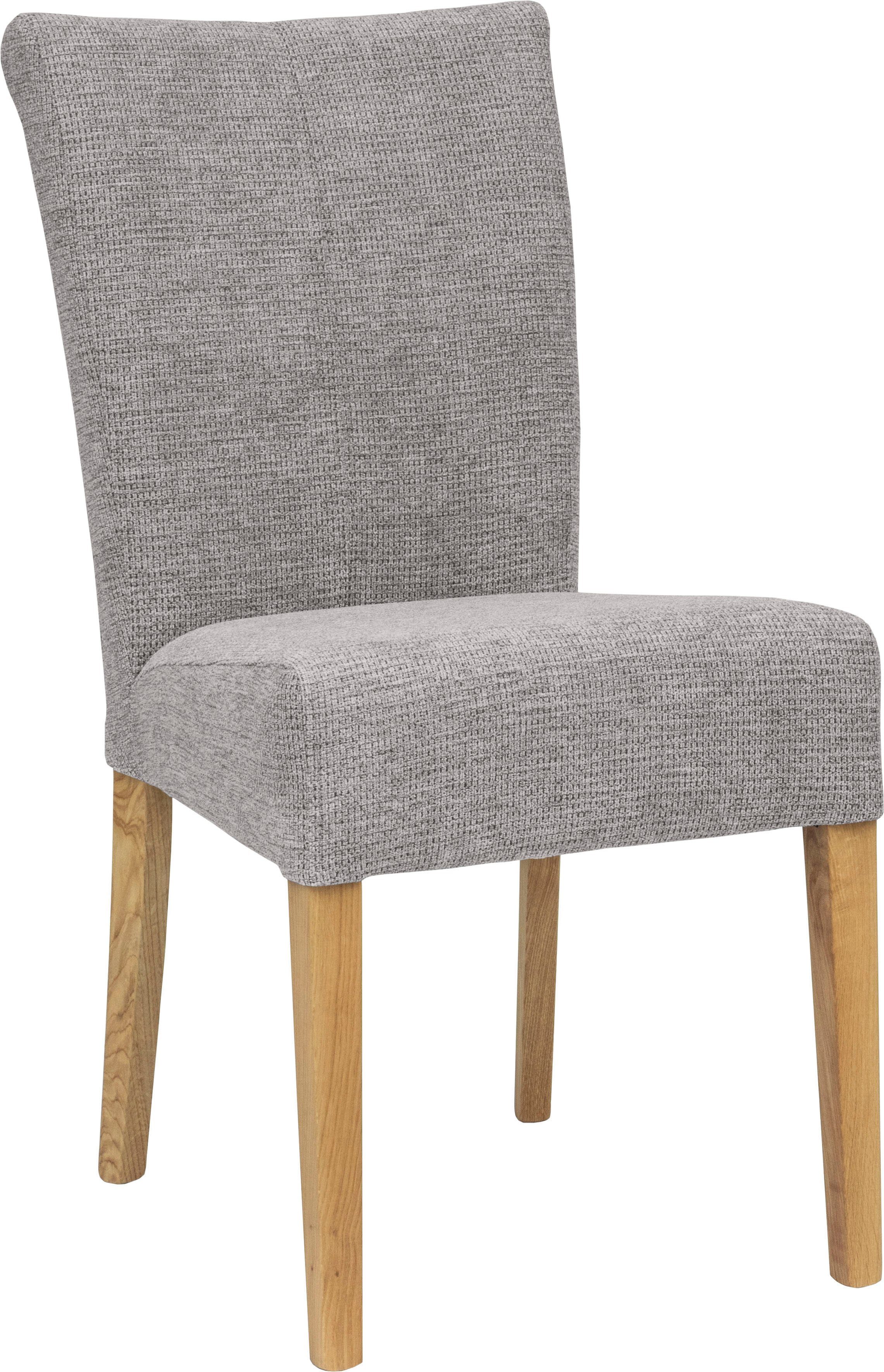 Home affaire Eetkamerstoel Queen Polsterstoel BESTSELLER verschillende type bekleding, massief houten onderstel (set)