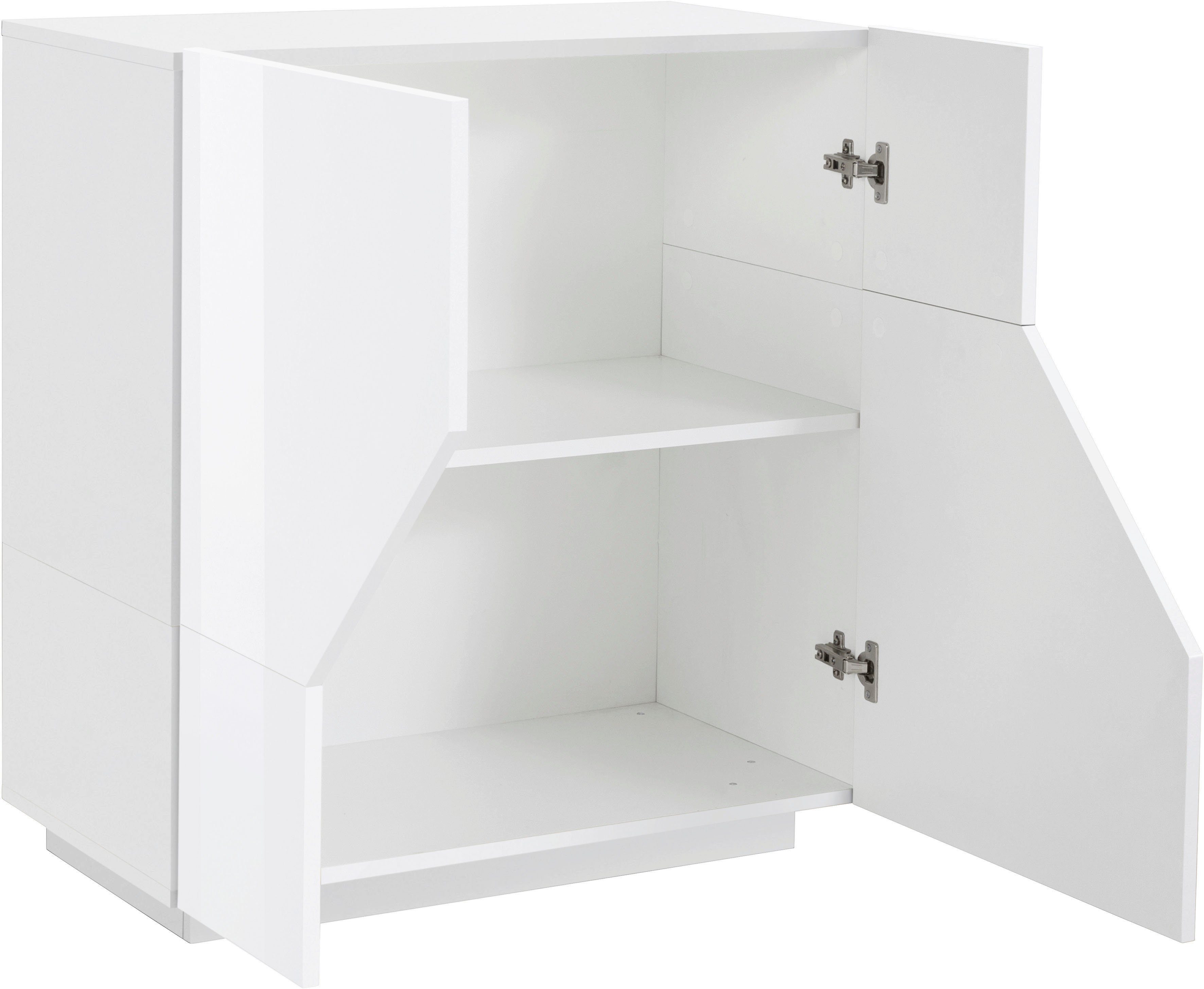 INOSIGN Dressoir ALIEN commode, kast, dressoir met 2 deuren en 2 vakken