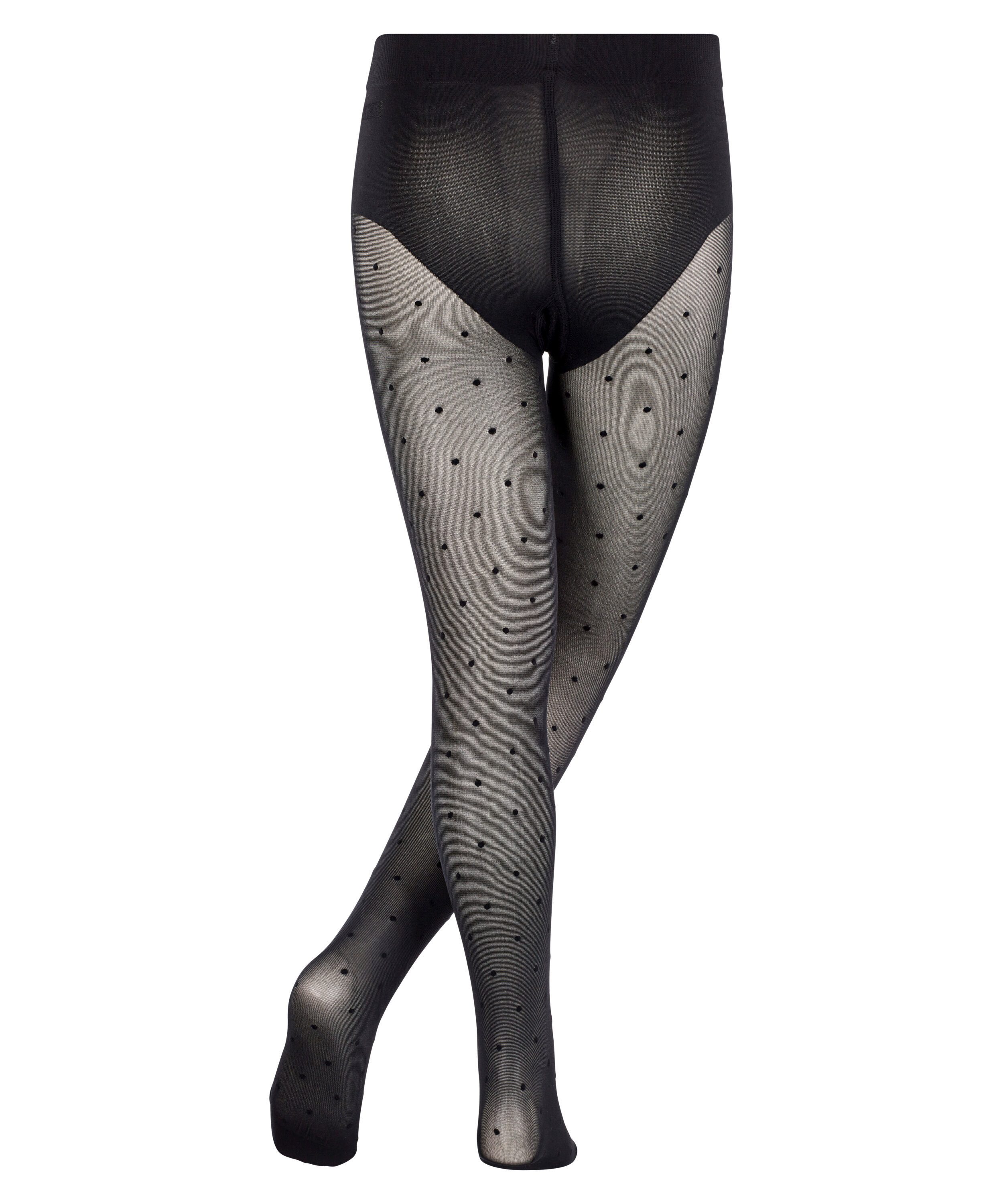 FALKE Panty Romantic Dot Voor kinderen en tieners, matte uitstraling, gestippeld, zachte boord,
