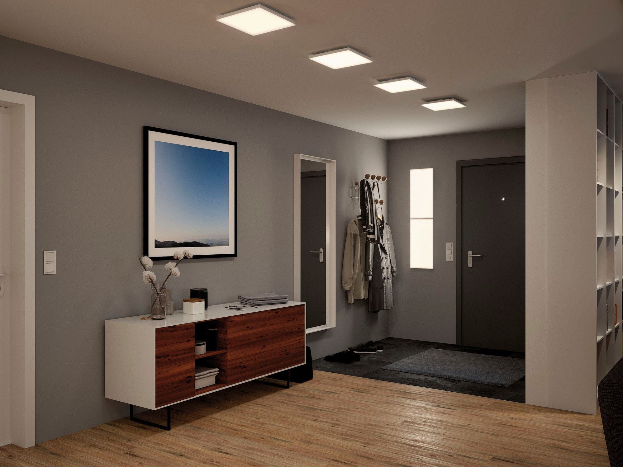Paulmann Ledinbouwlamp Veluna VariFit Edge IP44 vierkant 160x160mm 1100lm 3000K Wit dimbaar (1 stuk)