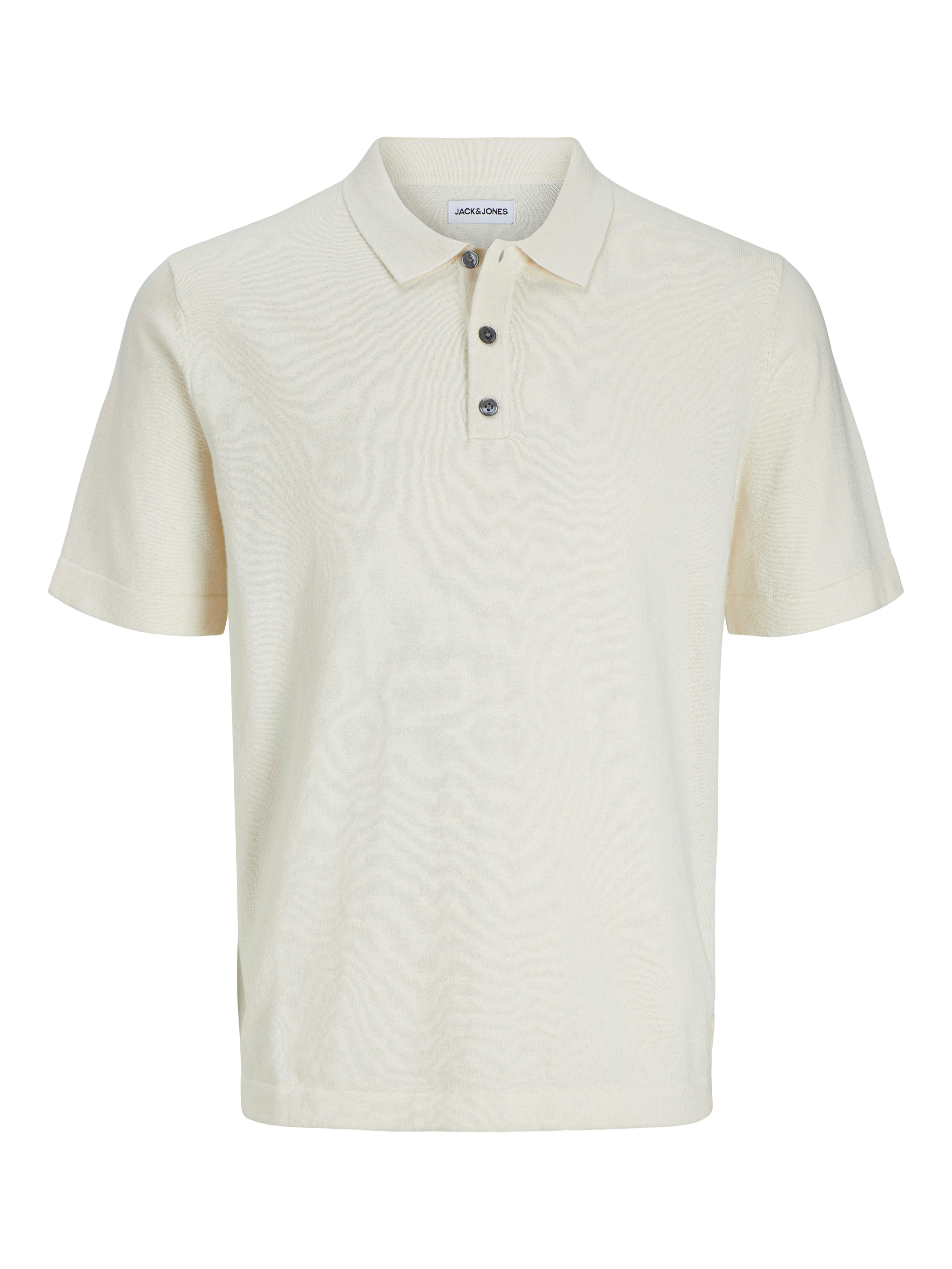 Jack & Jones Trui met korte mouwen JJEEMIL KNIT RELAXED POLO SS SN