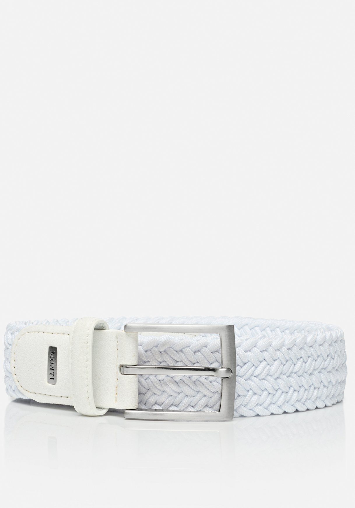 MONTI Leren riem Havanna Gevlochten riem