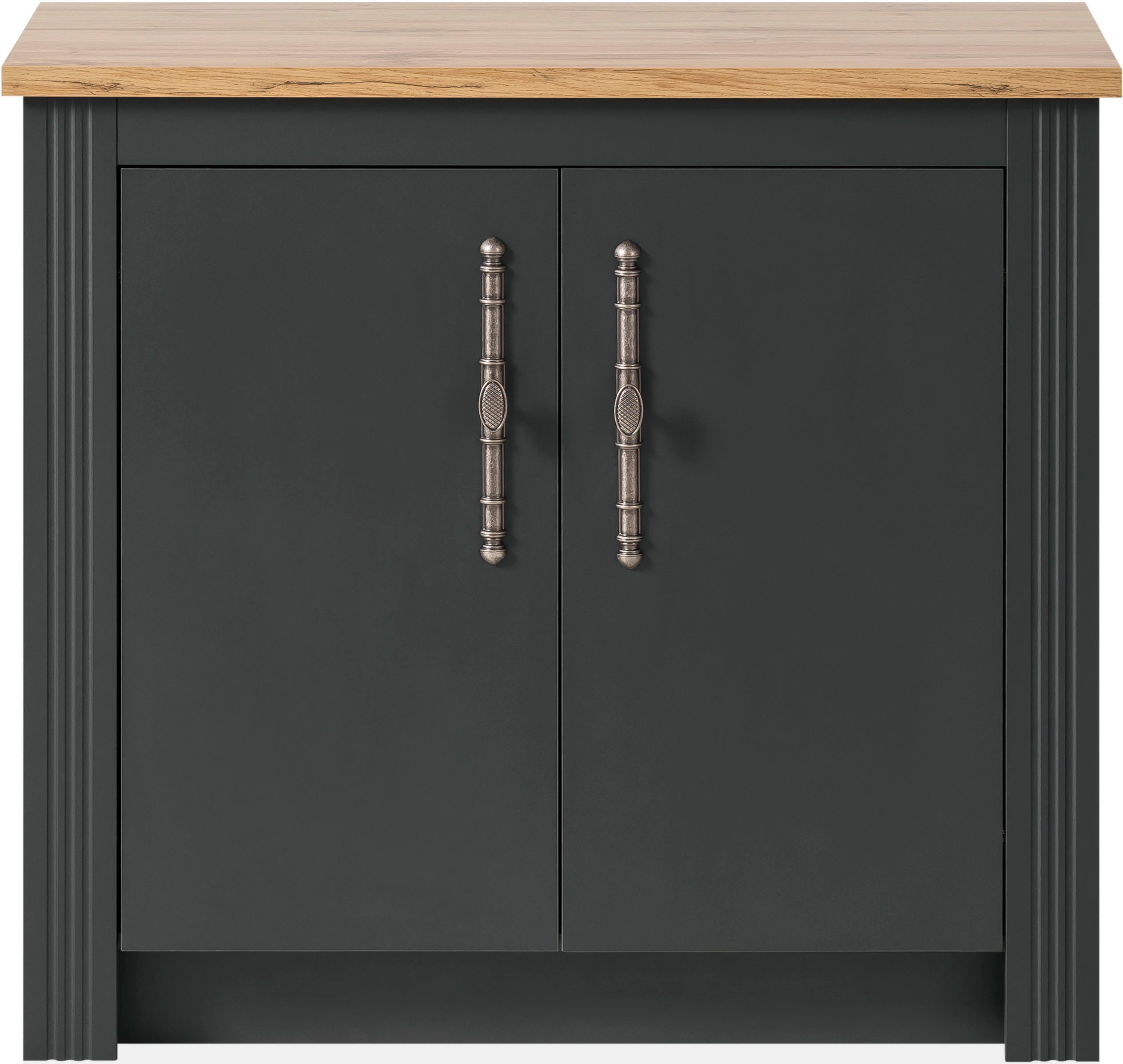 Kochstation Onderkast KS-Westminster in romantische landelijke stijl, breedte 100 cm, exclusief by otto onderkasten grijs