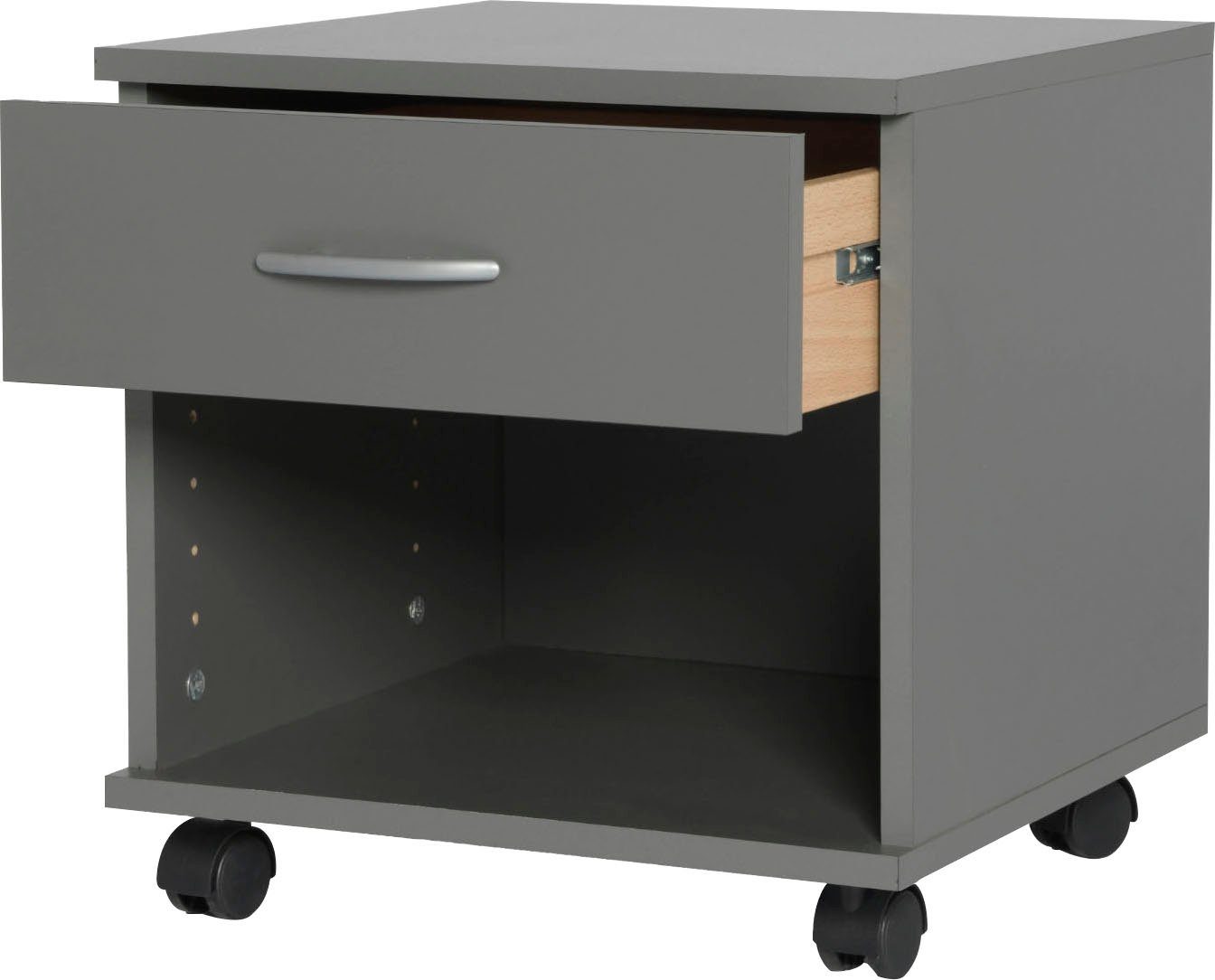 VOGL Möbelfabrik Kastje op wieltjes Barrie, Bürocontainer, Nachtschrank Uitvoeringen met/zonder lades, hoogte 41 cm, gemaakt in Duitsland (1 stuk)