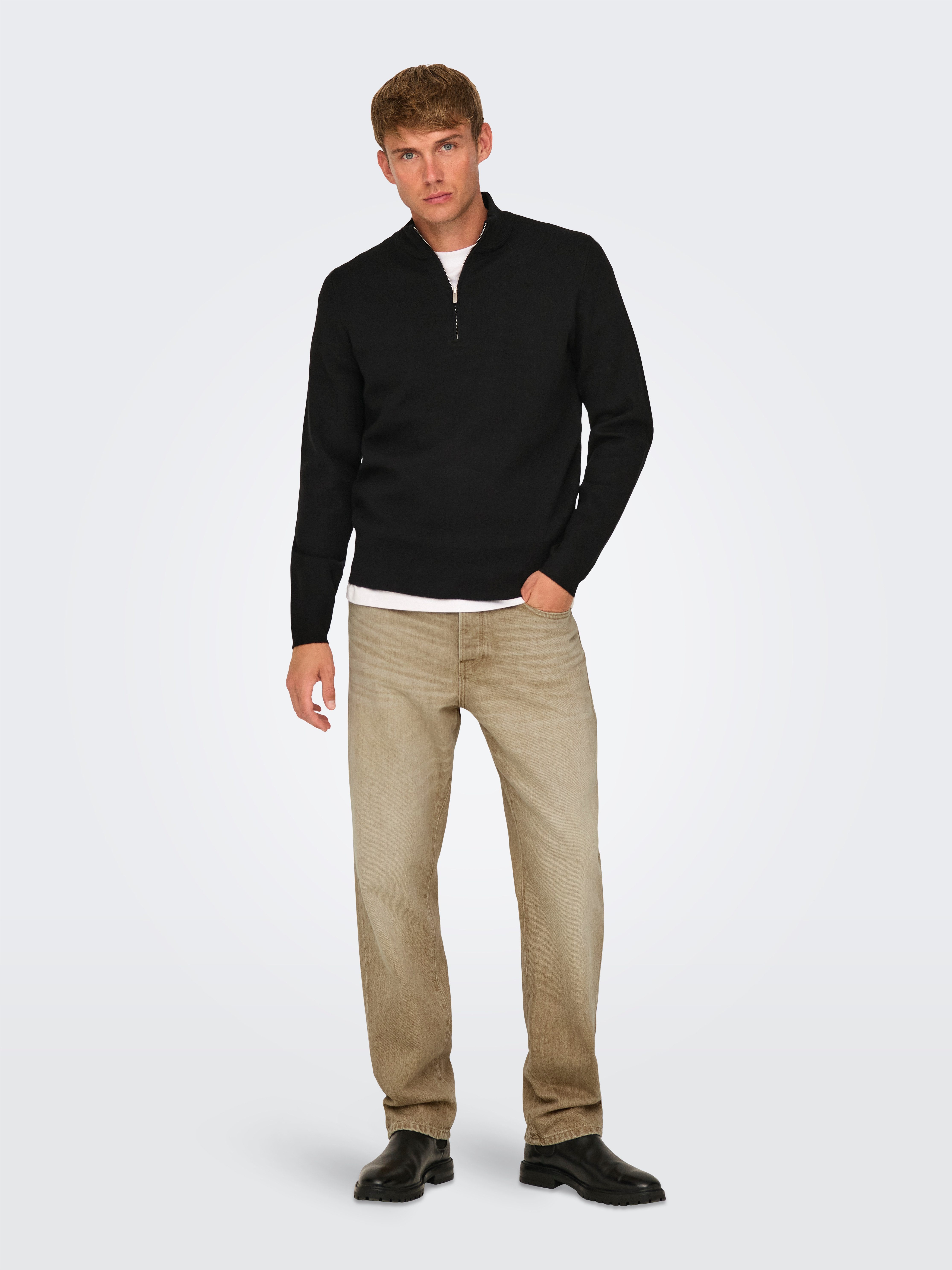 ONLY & SONS Regular fit jeans ONSEDGE STRAIGHT BROMO 0017 DOT DNM NOOS