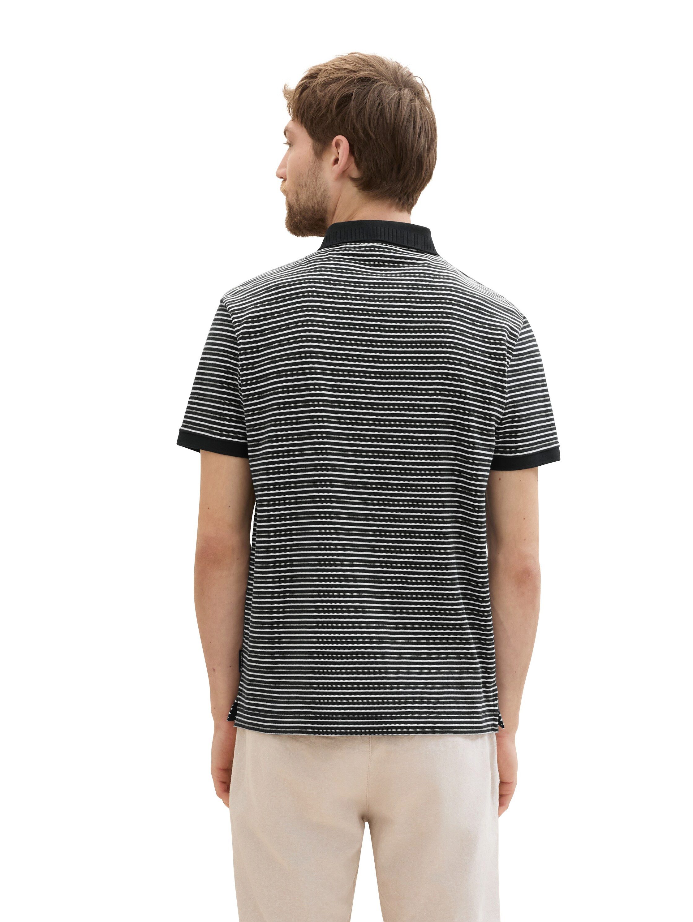 Tom Tailor Poloshirt in streep-look