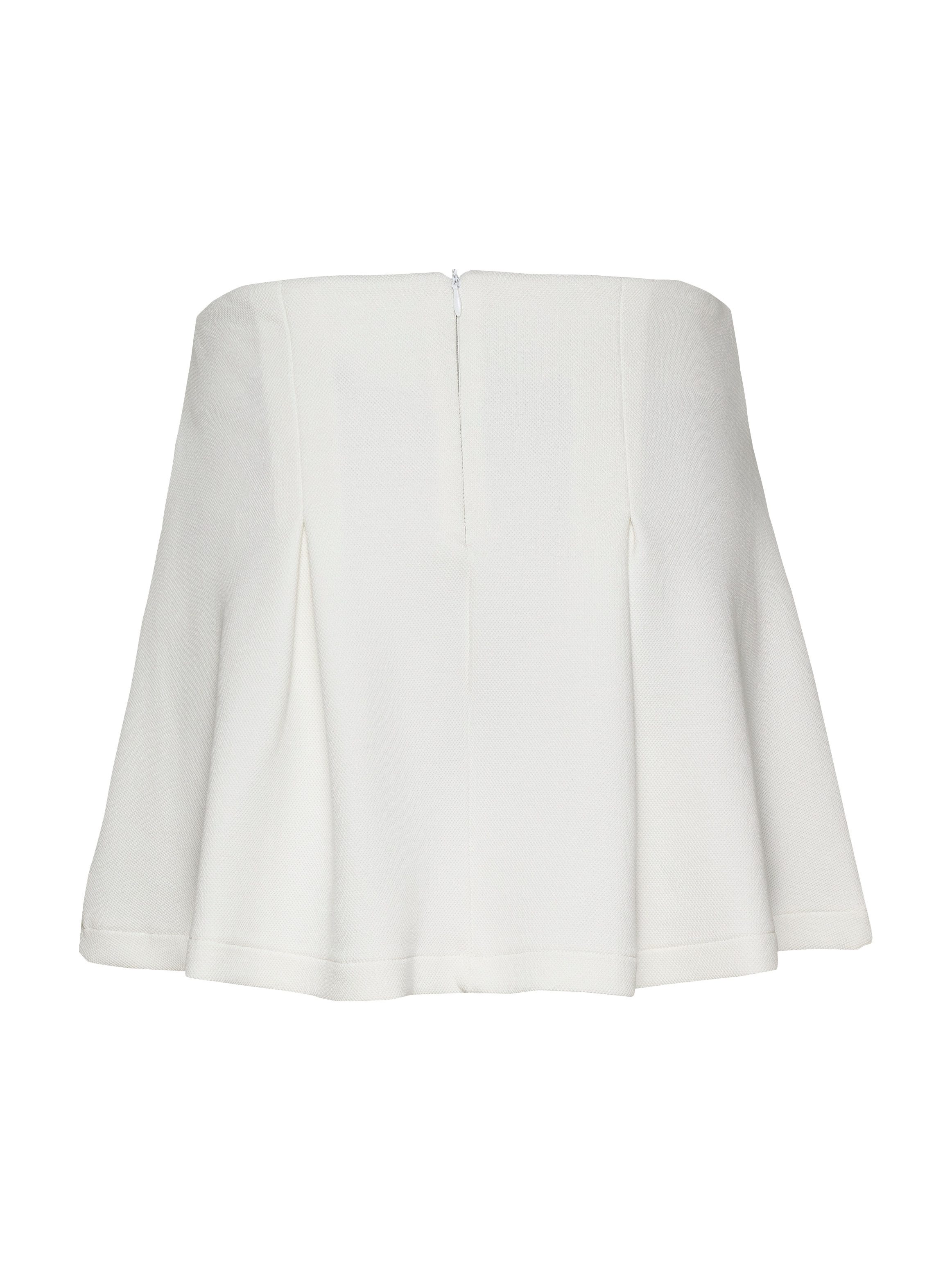 TOMMY JEANS Minirok TJW PIQUE BADGE F&F SKIRT EXT met logo-badge, pique-kwaliteit, fit & flare