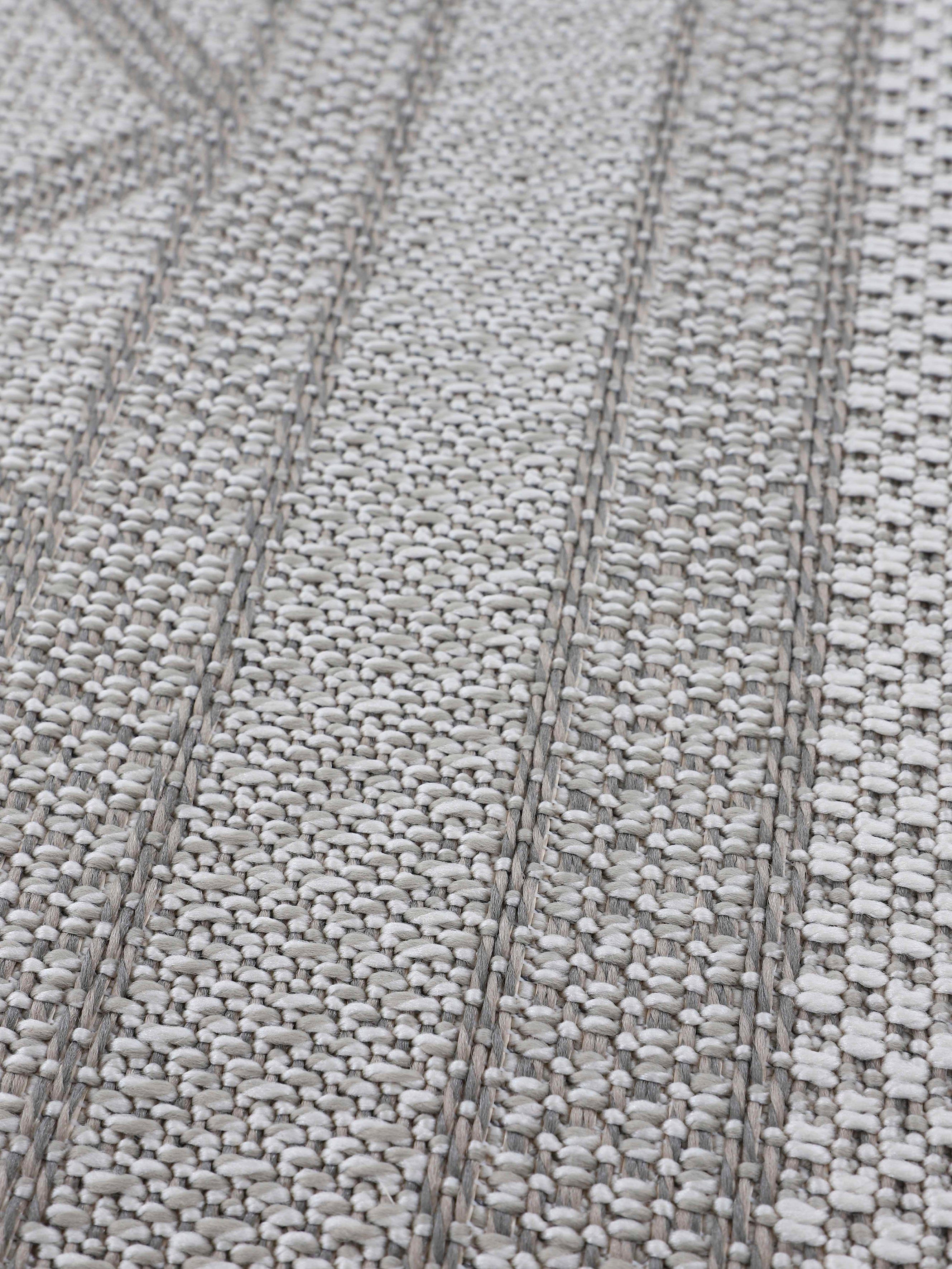 carpetfine Vloerkleed Boho 104 robust vlakweefsel, sisal look, uv-bestendig, buitenruimte