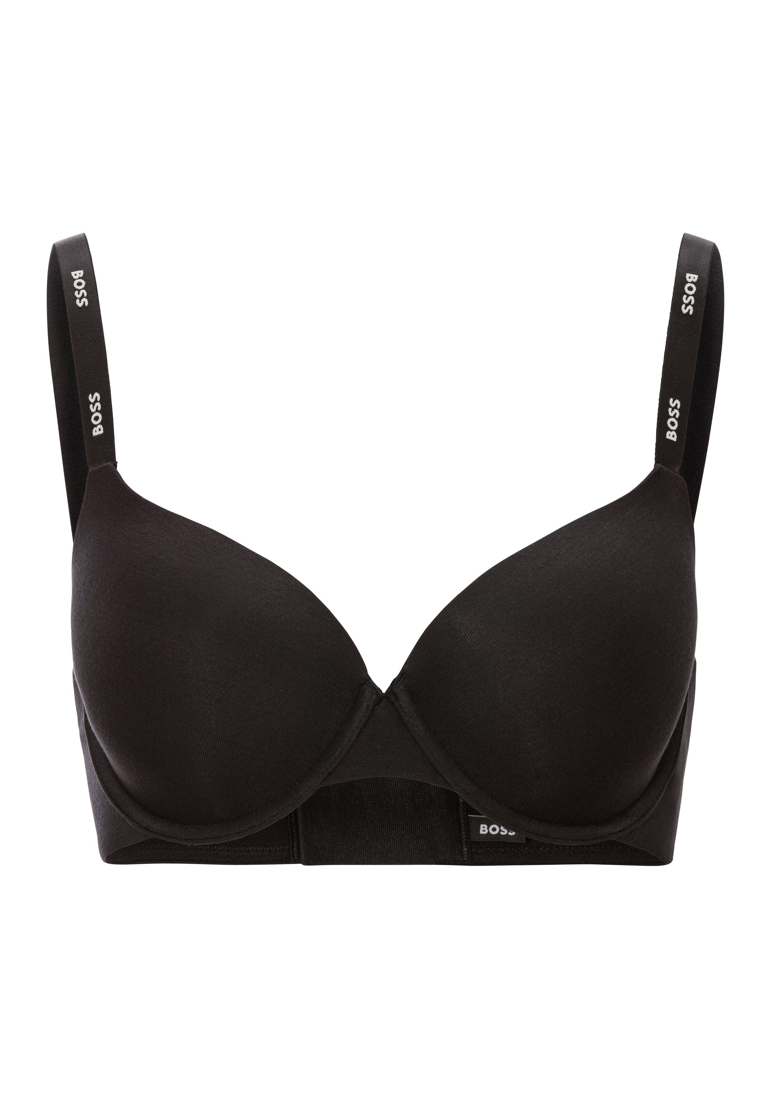 BOSS Beugel-bh UNDERWIRE BRA CI met boss tekst op de schouderbanden
