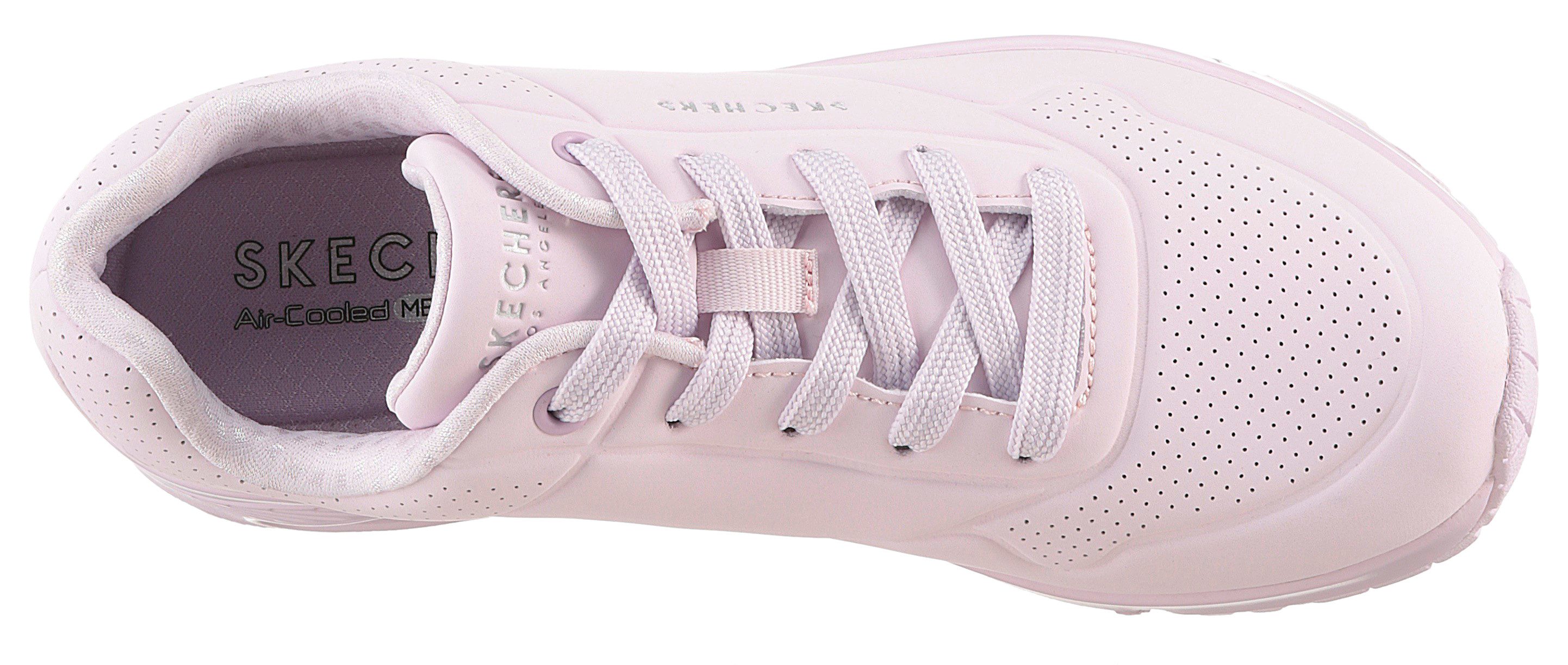 Skechers Sneakers Street Uno - Stand on Air Vrijetijdsschoen, lage schoen, veterschoen met memory foam
