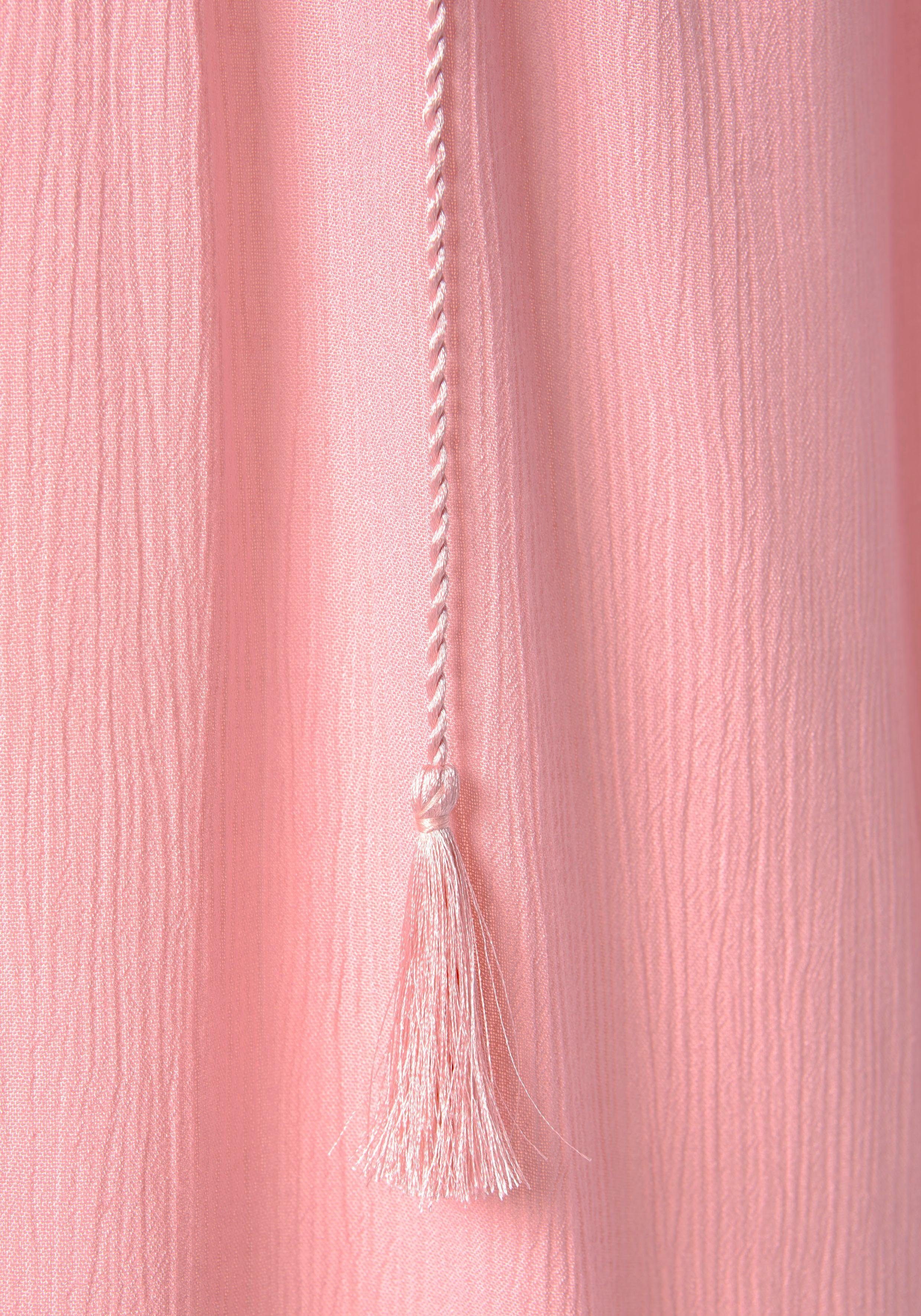 Lascana Crêpe-blouse met geborduurde oogjes, damesblouse, losse pasvorm