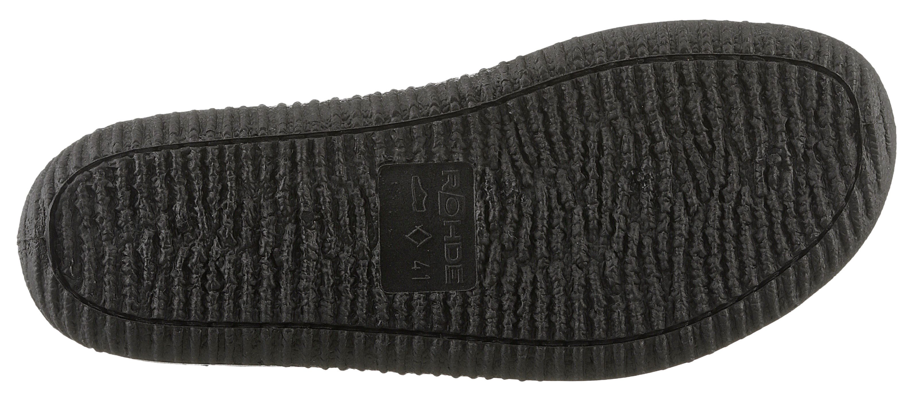 Rohde Pantoffels SOLTAU-H pantoffel, slippers, klomp met zijlabel