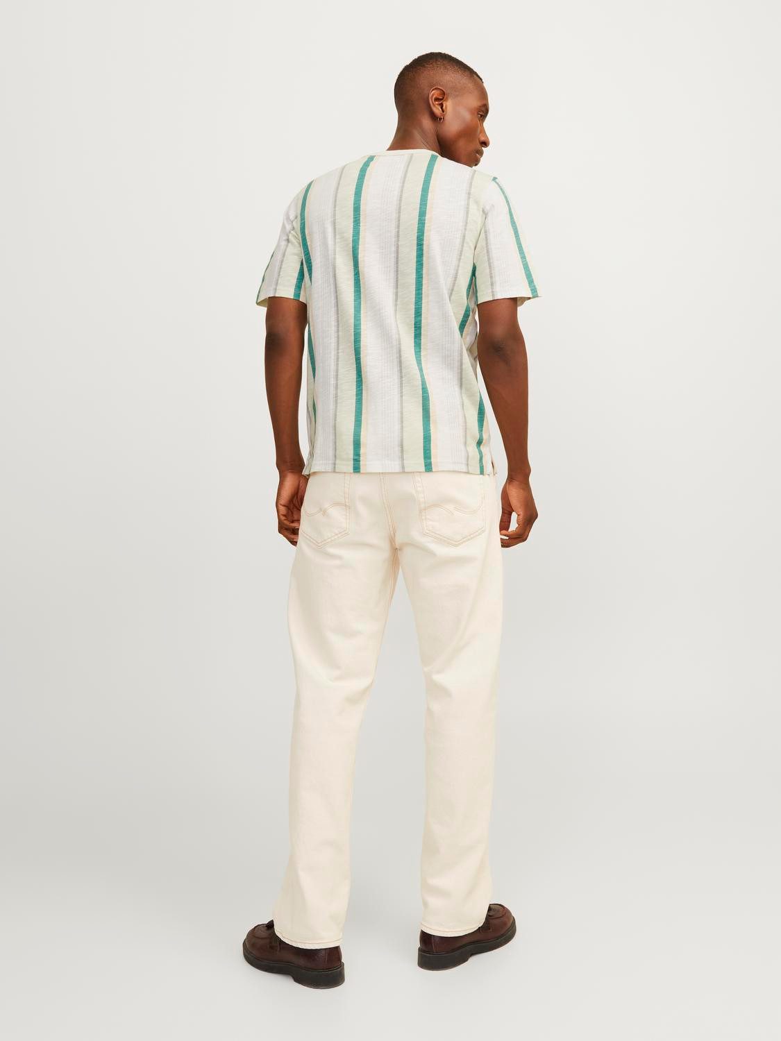 Jack & Jones T-shirt JPRBLAPALMA AOP SS TEE CREW NECK SN