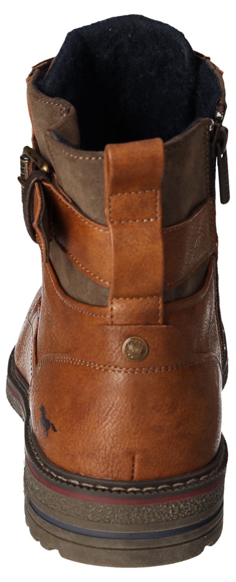 Mustang Shoes Veterschoenen Worker boots, herfst schoen, laarzen met aantrek lus