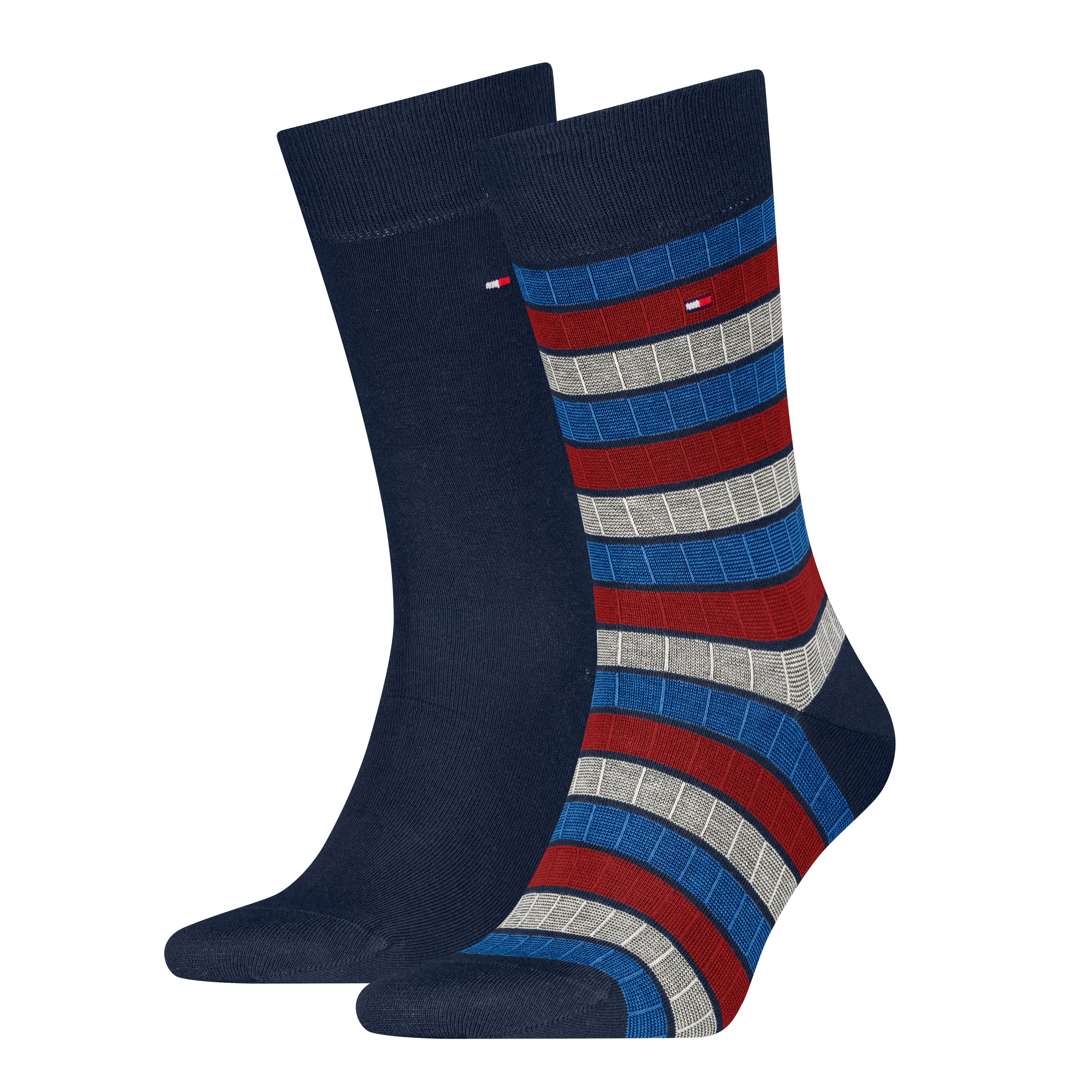 Tommy Hilfiger Sokken TH MEN SOCK 2P ONE ROW COLORBLOCK (2 paar)