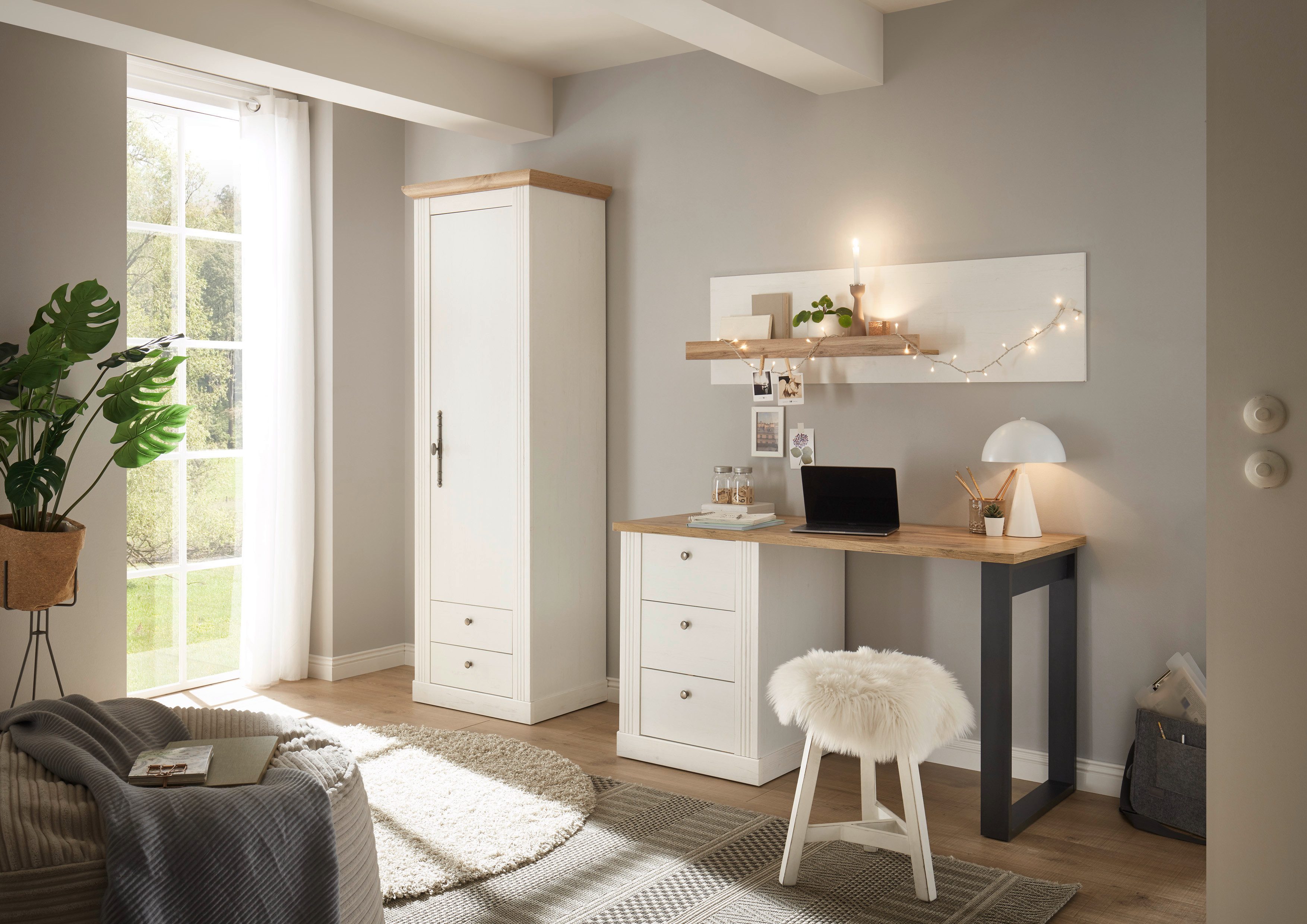 Home affaire Kantoormeubelset Westminster in romantische rustieke stijl, exclusief by otto