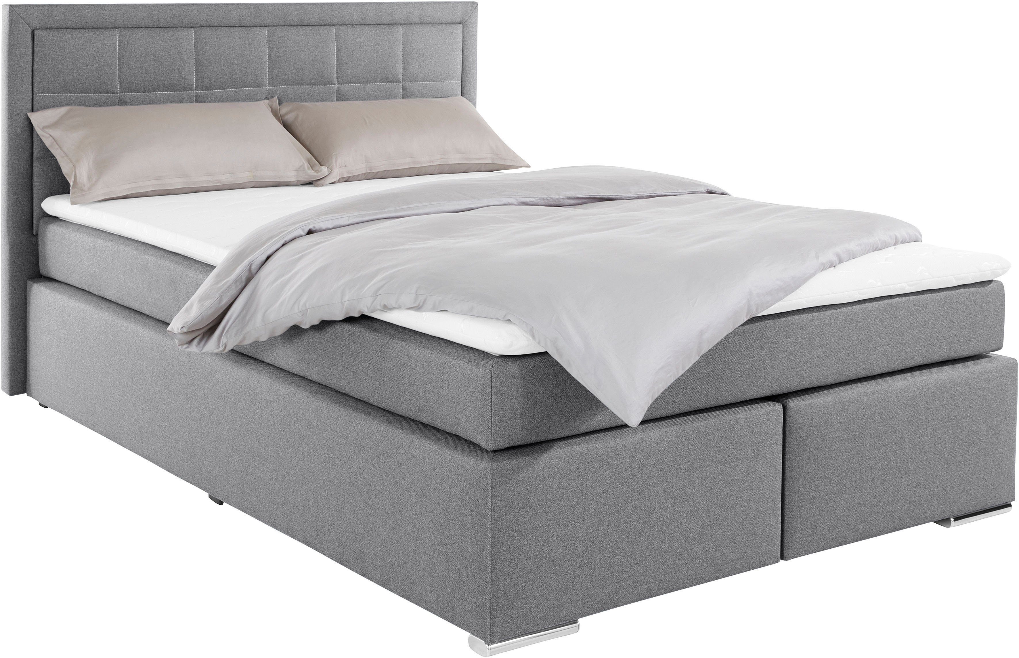COLLECTION AB Boxspring Athena, OTTOs Choice, Topseller wahlweise mit Bettkasten inclusief topper bij uitvoering met matras, in hardheden h2, h3, h4