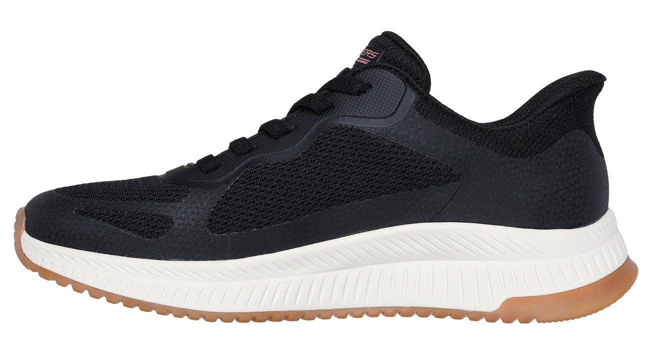 Skechers Slip-on sneakers BOBS SQUAD 4 Slippers, vrijetijdsschoen, lage schoen met memory foam