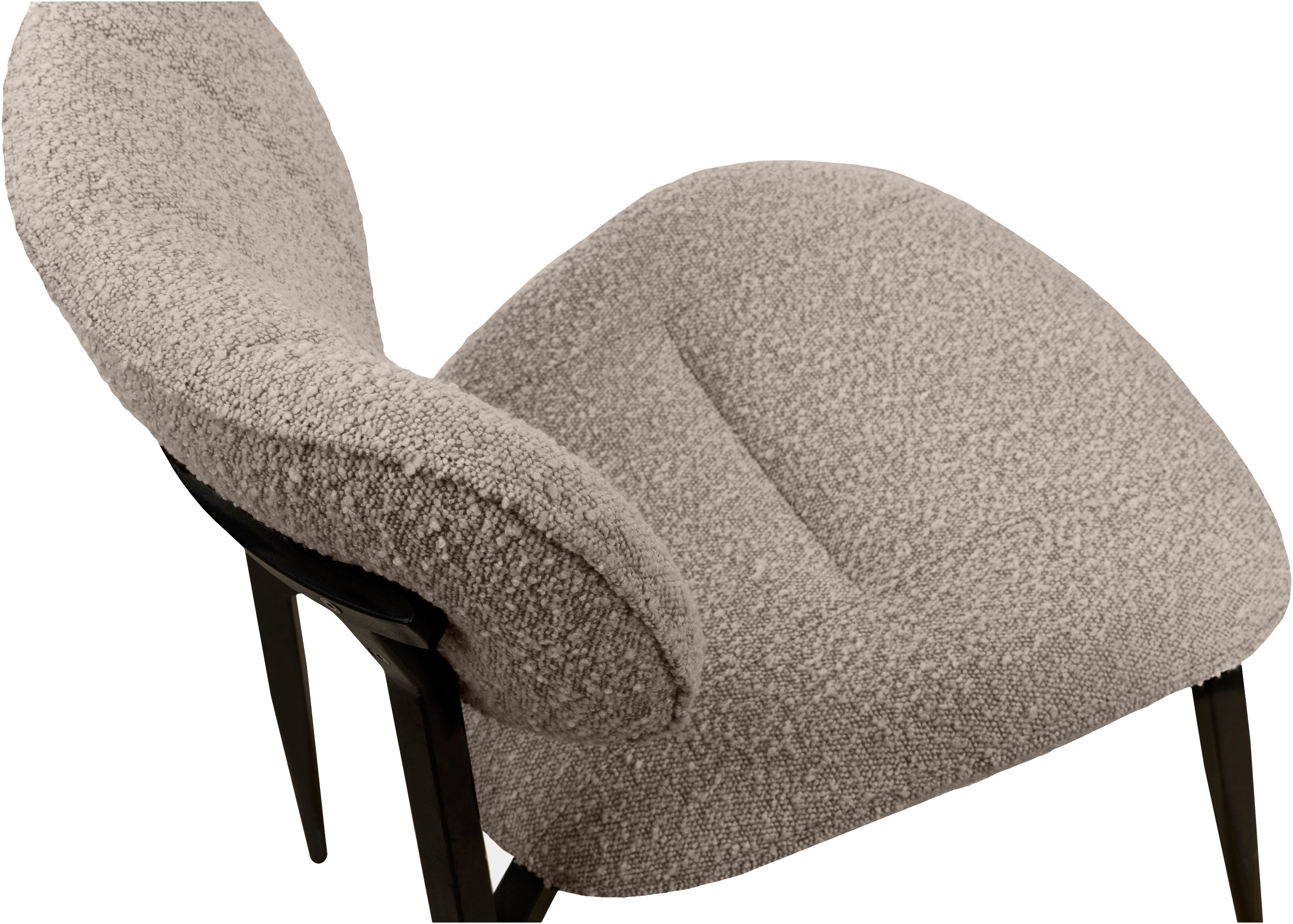 OMG Design Eetkamerstoel JOE moderne bouclé bekleding, comfortabel gepolsterd, keukenstoel