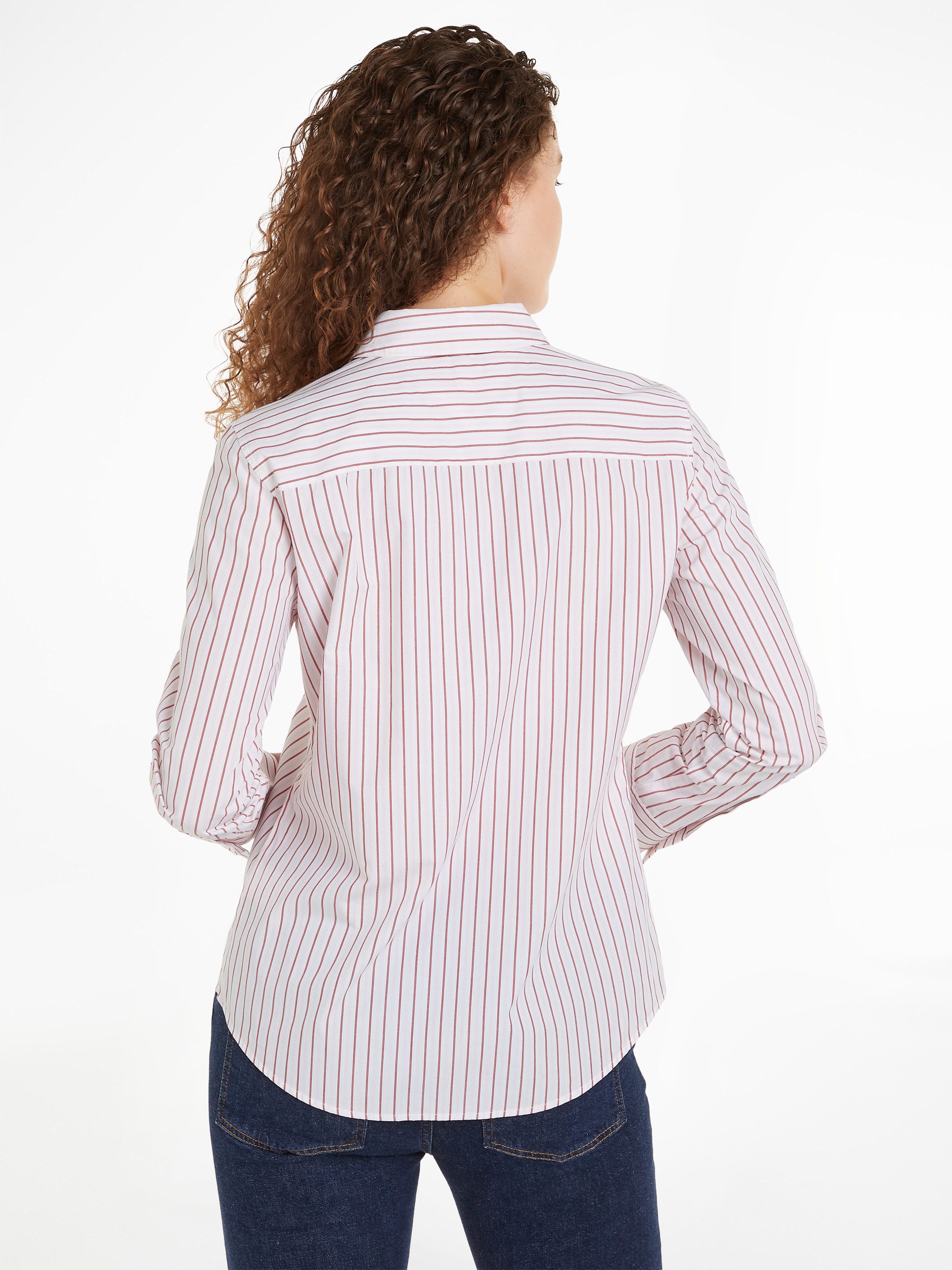 Tommy Hilfiger Overhemdblouse STRIPE REGULAR SHIRT
