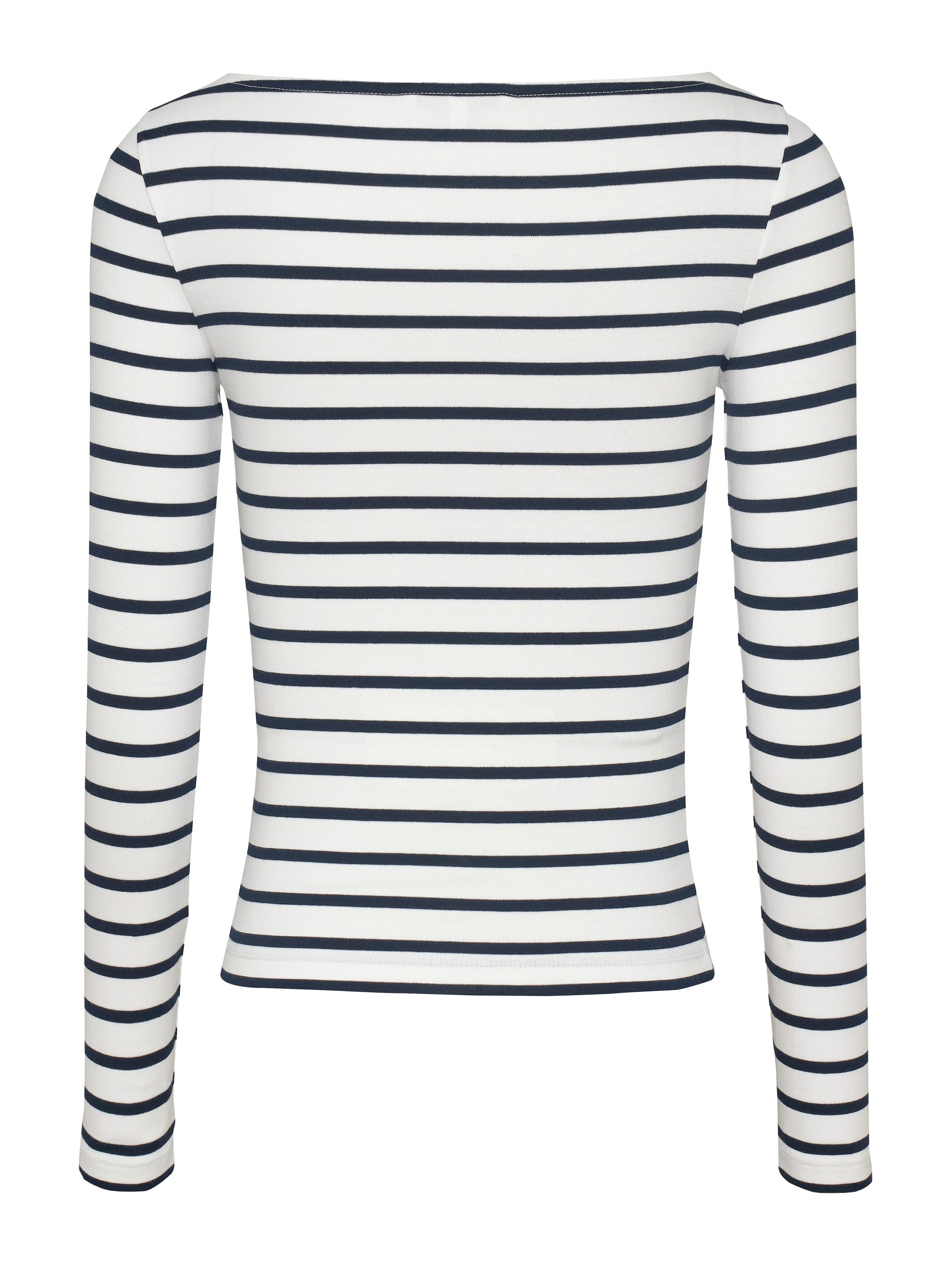 TOMMY JEANS Shirt met lange mouwen TJW BOAT NECK TOP LS
