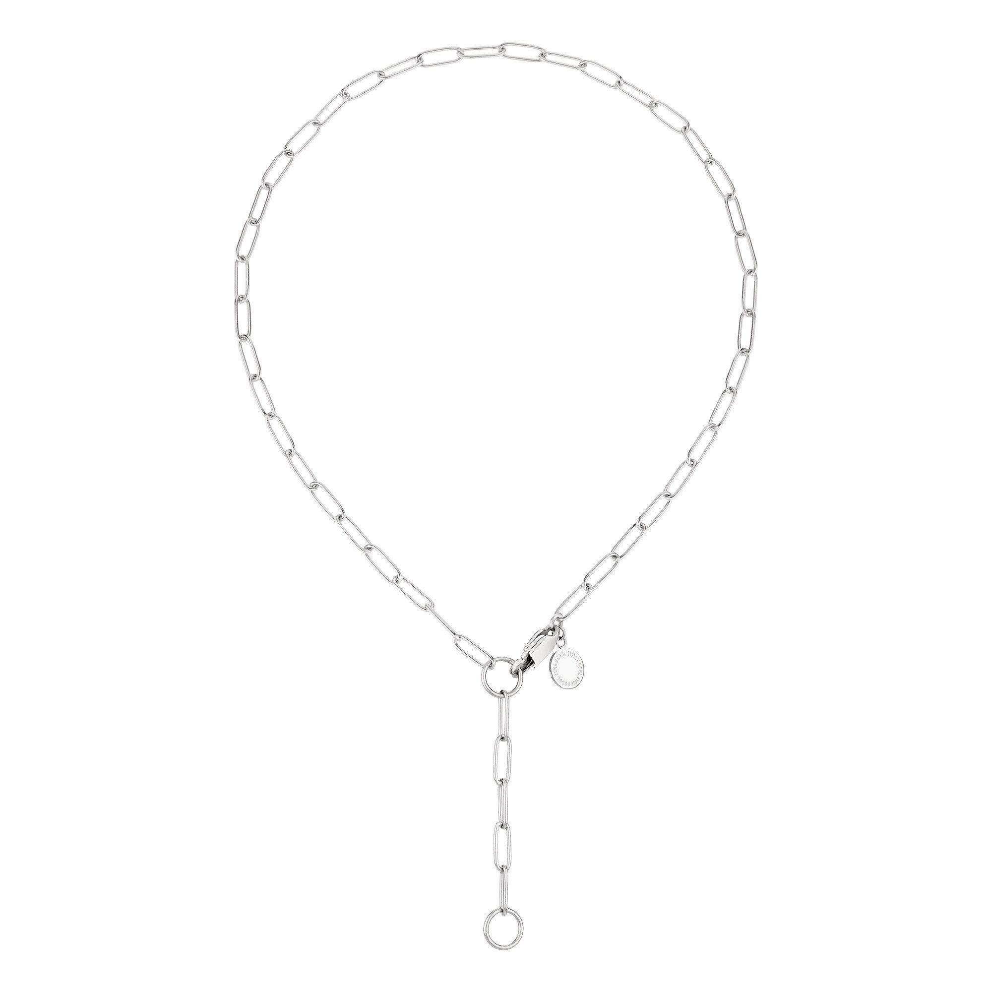 COOL TIME Bedelketting Sieraden cadeau roestvrijstalen halsketting The Cool Mini Link