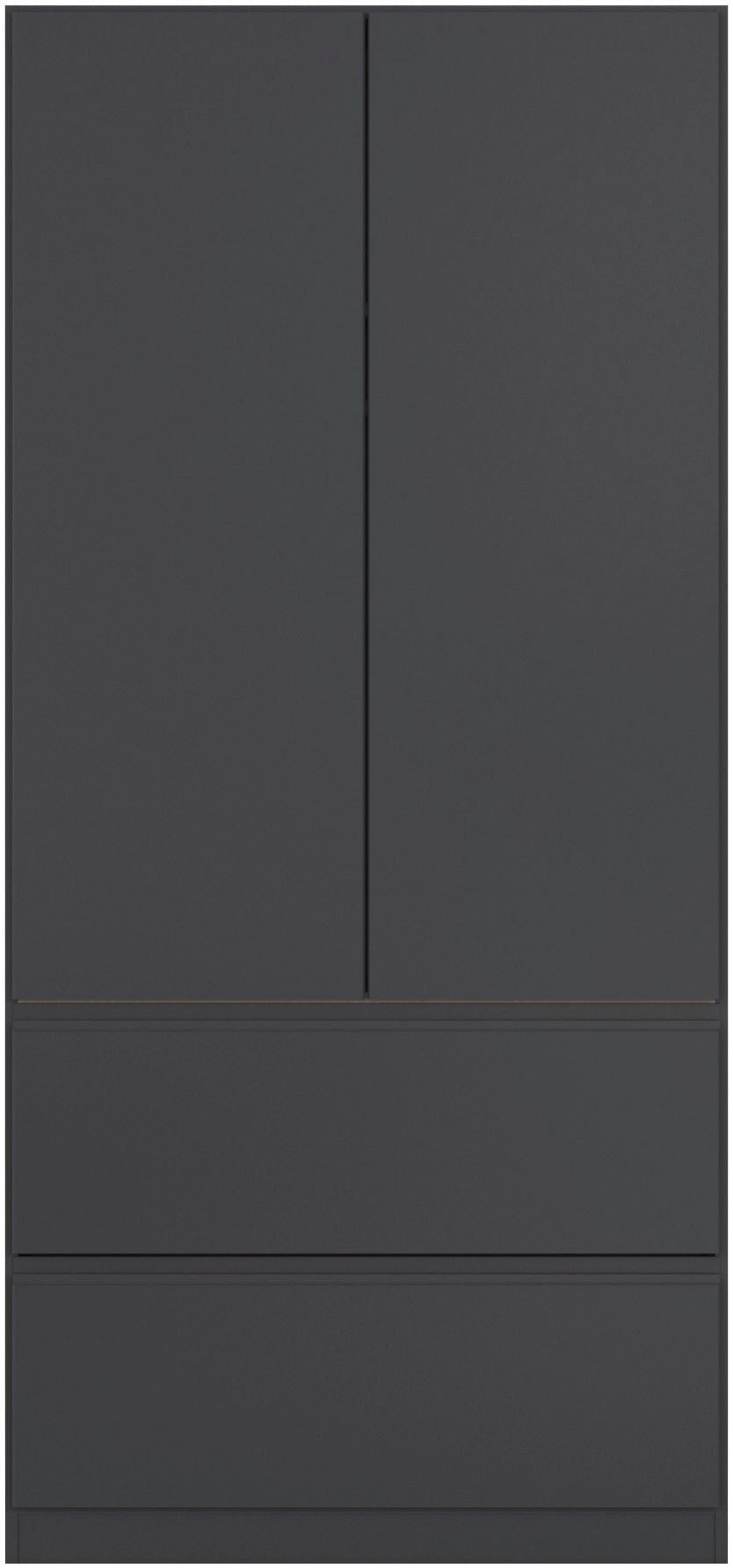 rauch Draaideurkast Kledingkast Kast Garderobe Wasmand COSTA in 3 Breedtes veel ruimte, greeploze front en push-to-open functie made in germany