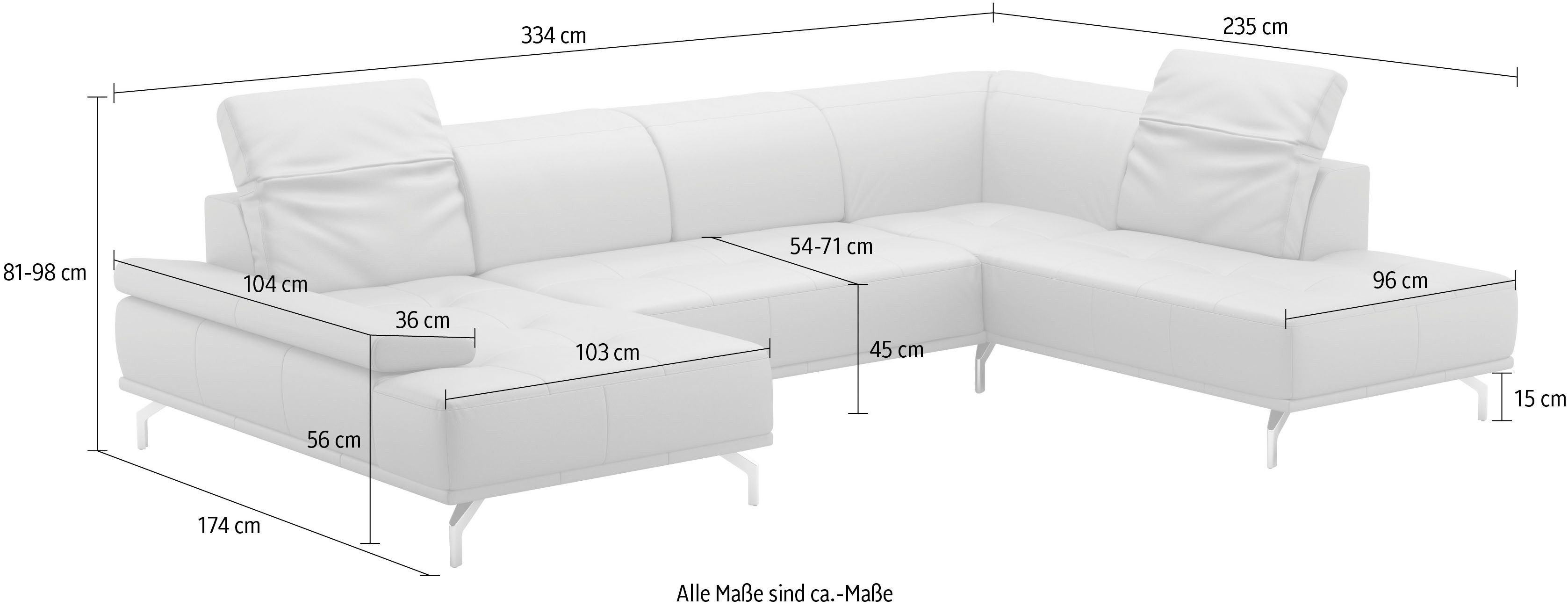 Places of Style Zithoek Caluna Inclusief zitdiepteverstelling