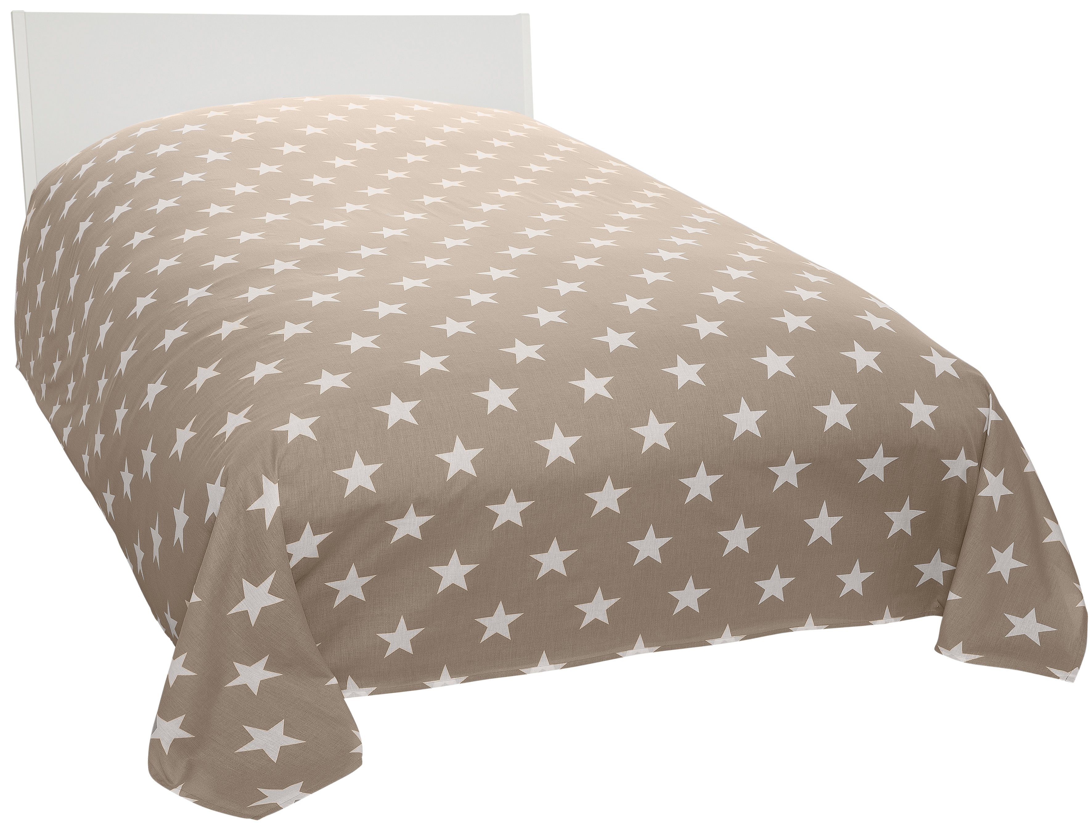 my home Sprei Stella lichte sprei in sterren-design, voor kinderen en volwassenen