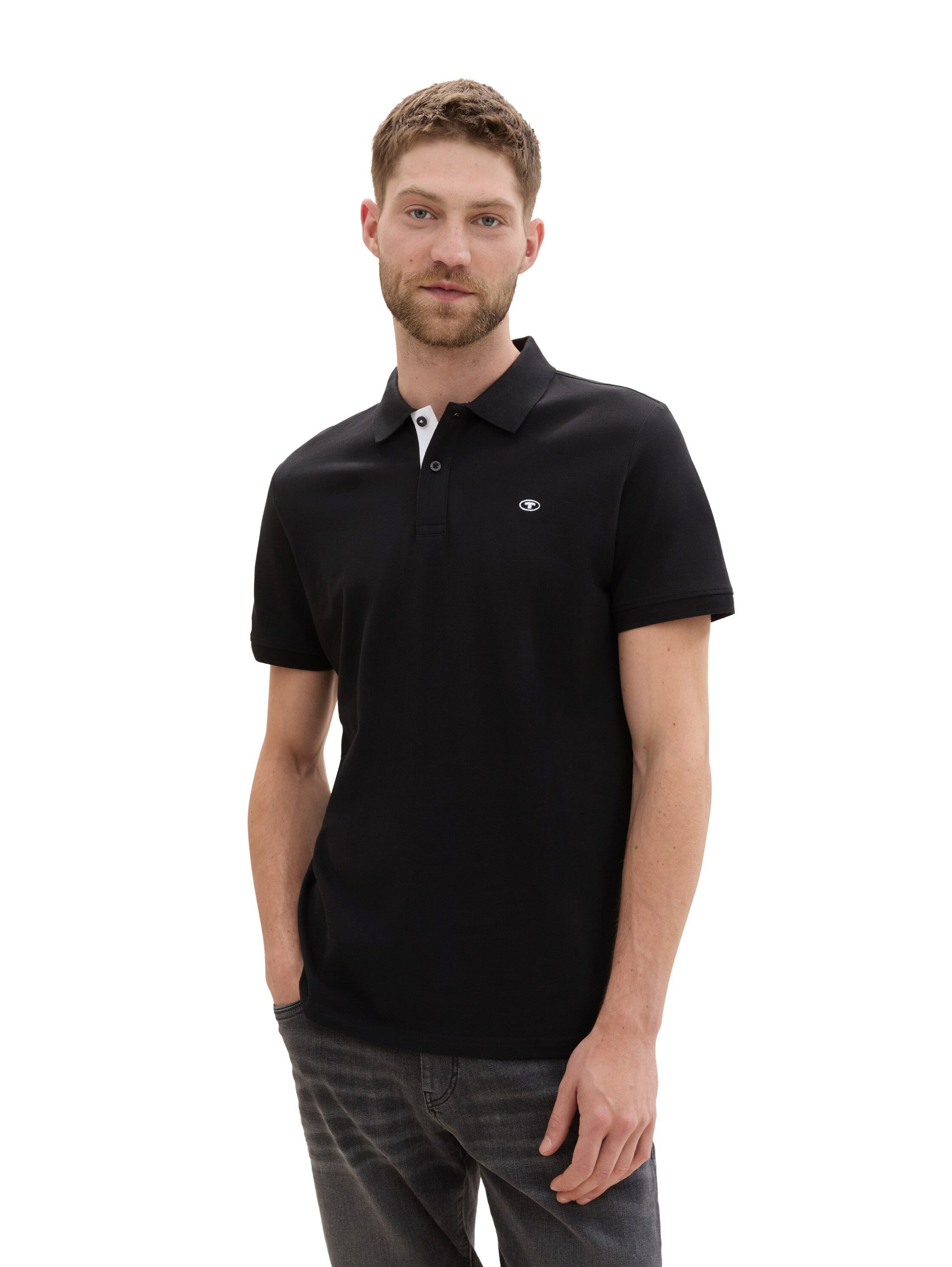 Tom Tailor Poloshirt in set van 2 (set, 2-delig)