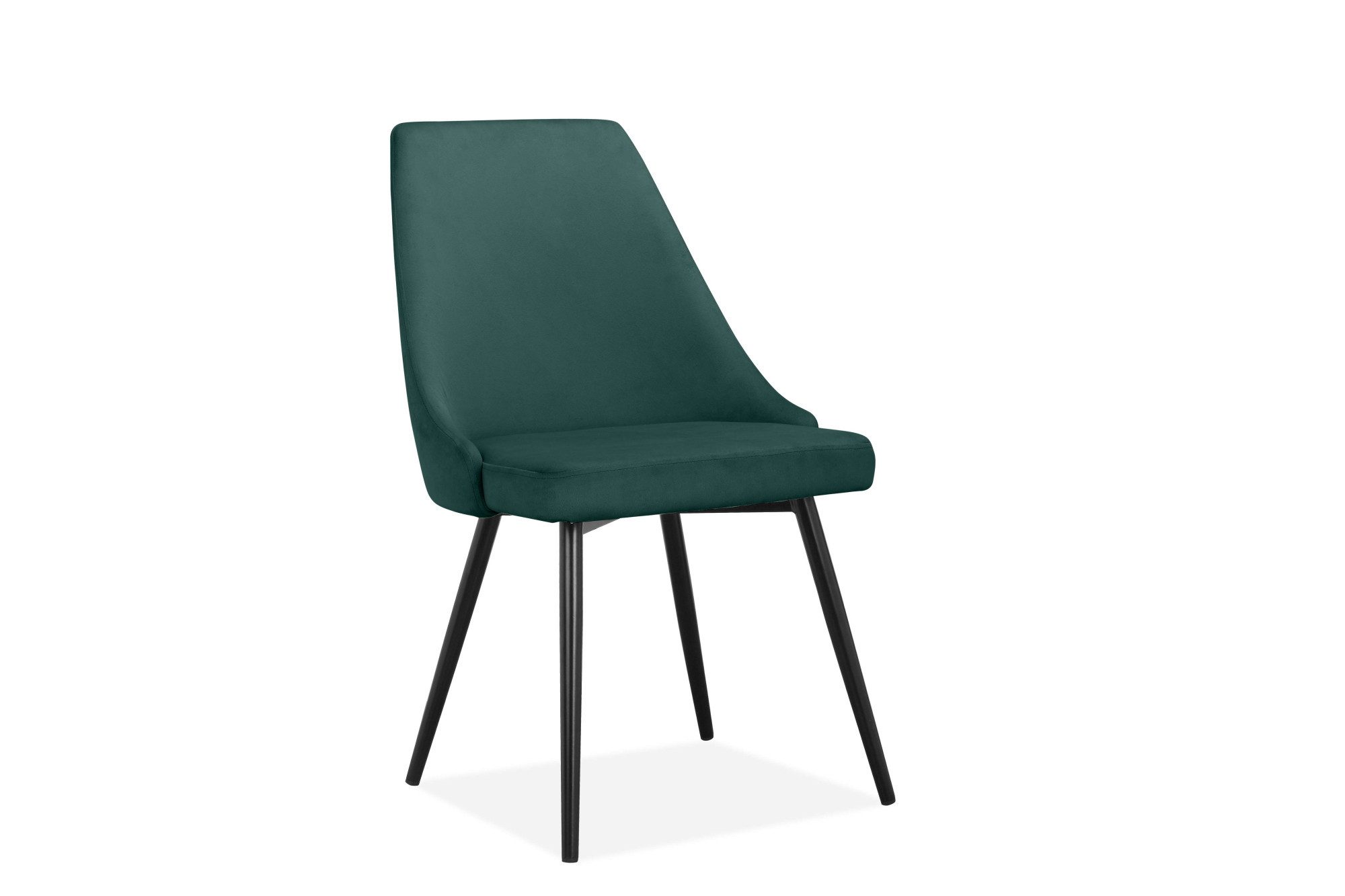 INOSIGN Eethoek Danny-Malio Glazen tafel 140x80 cm met 4 stoelen (velours stof), frame van metaal (set, 5-delig)