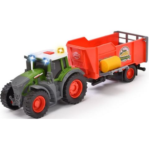 Dickie Toys Speelgoed-tractor Fendt mit Anhänger