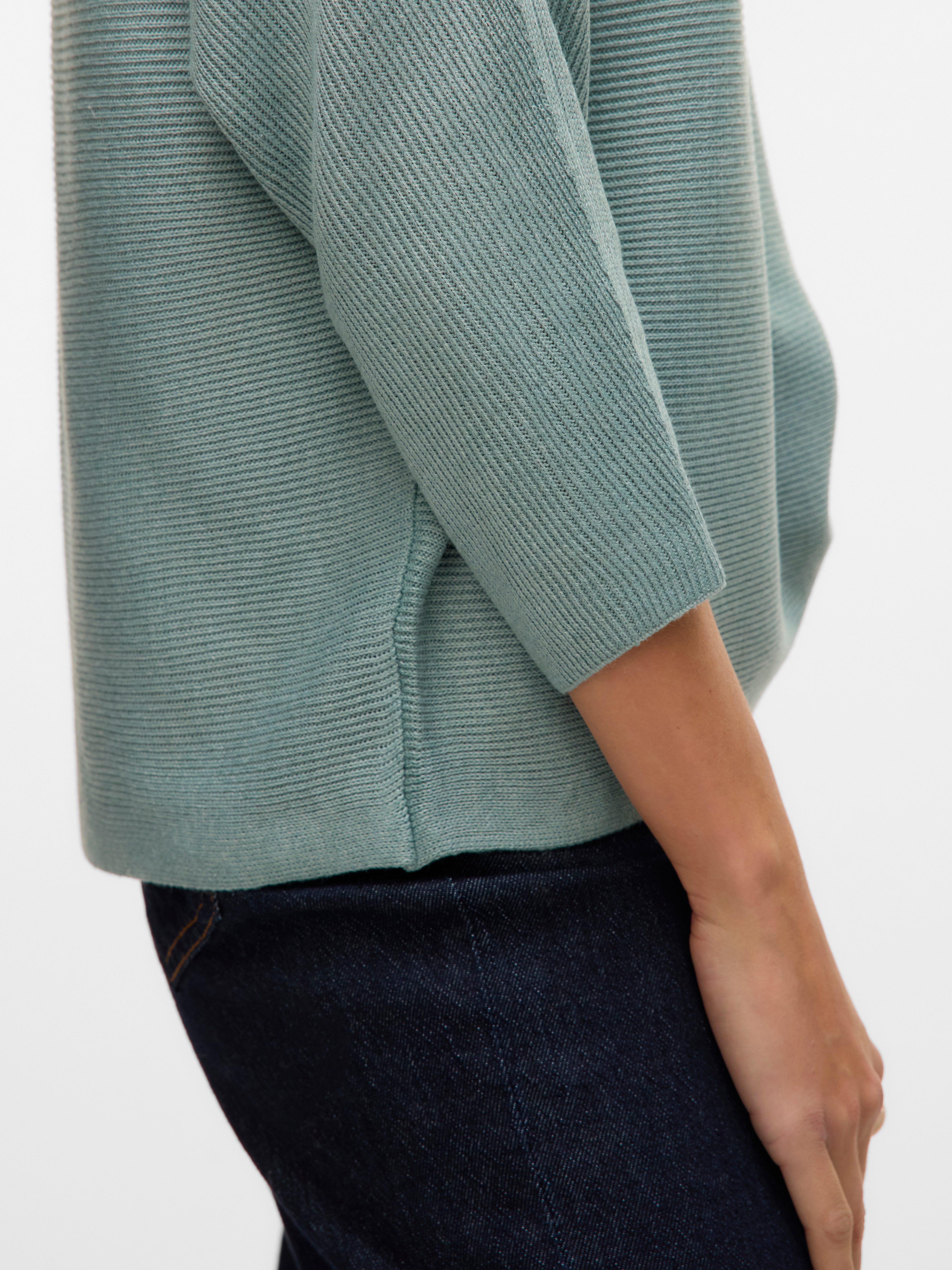 Vero Moda Trui met 3 4-mouwen VMNORA 3 4 BOATNECK BLOUSE NOOS